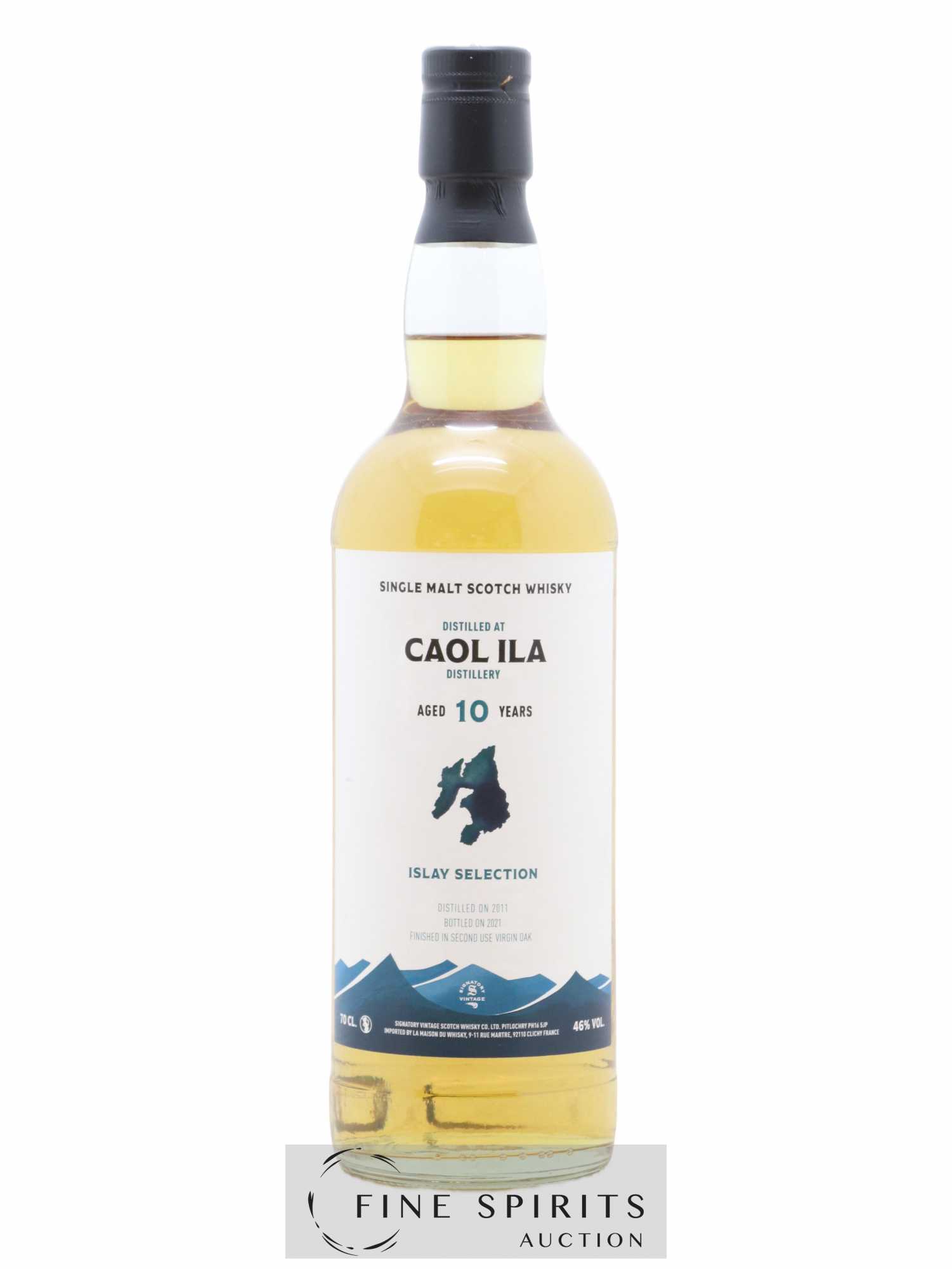 Caol Ila 10 years 2011 Signatory Vintage Islay Selection bottled 2021 LMDW - Lot of 1 bottle - 0