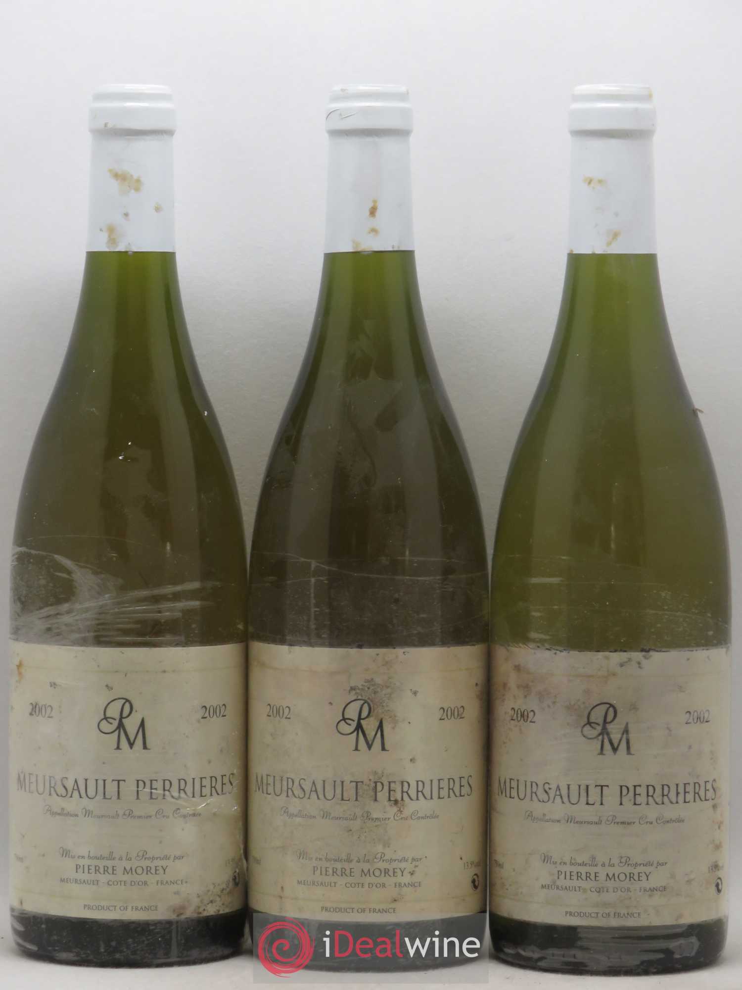 Meursault 1er Cru Perrières Pierre Morey (Domaine) 2002 - Lot de 3 bouteilles - 0