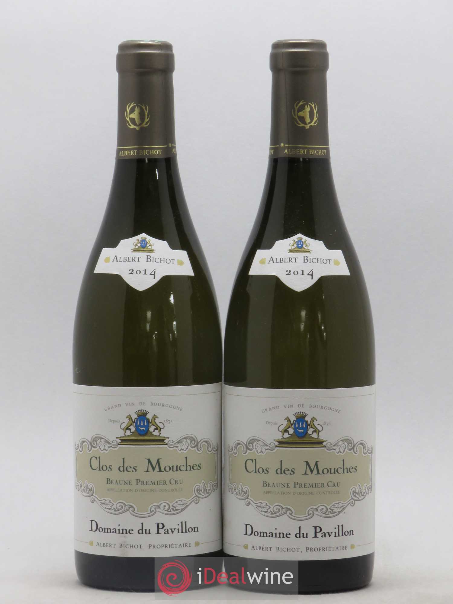 Beaune 1er Cru Clos des Mouches Domaine du Pavillon - Albert Bichot 2014 - Lot of 2 bottles - 0