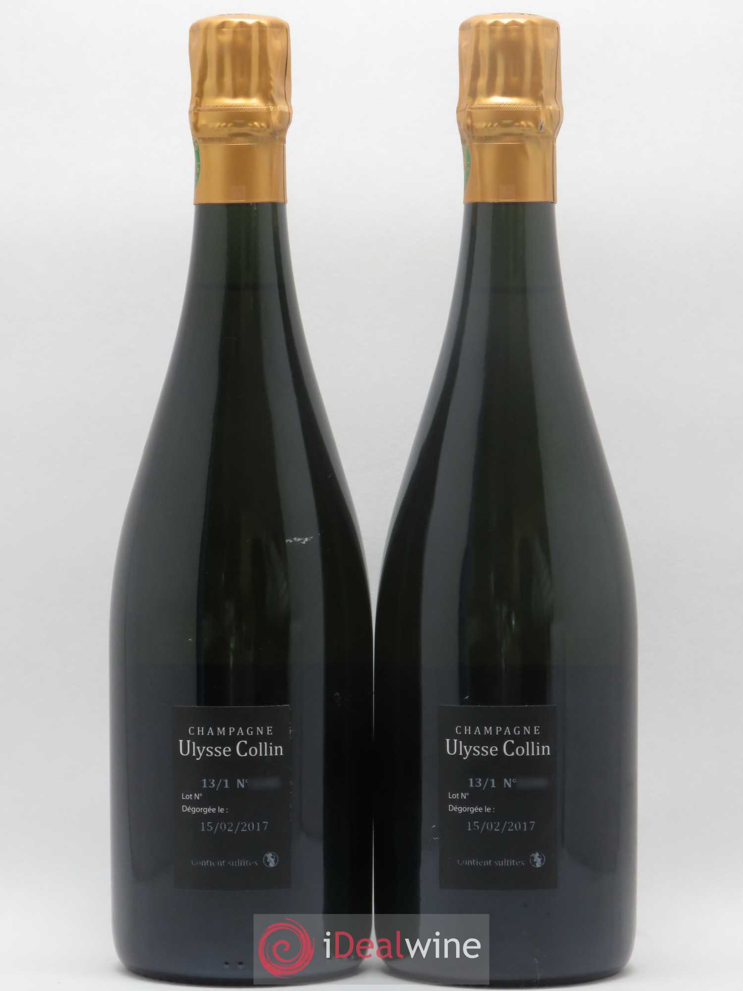 Blancs de Blancs Extra Brut Les Pierrières Ulysse Collin - Lot de 2 bouteilles - 1