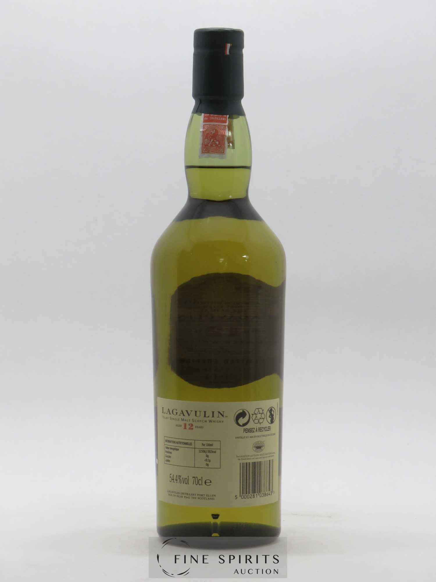 Lagavulin 12 years Of. Natural Cask Strength bottled in 2014 Limited Edition - Lot of 1 bottle - 2