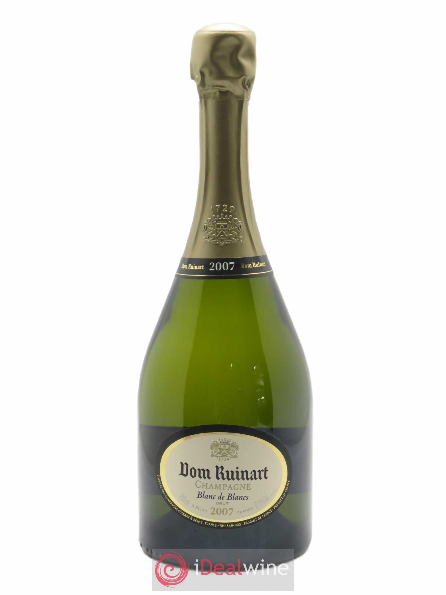 Dom Ruinart Brut Ruinart 2007 - Lot de 1 bouteille - 0