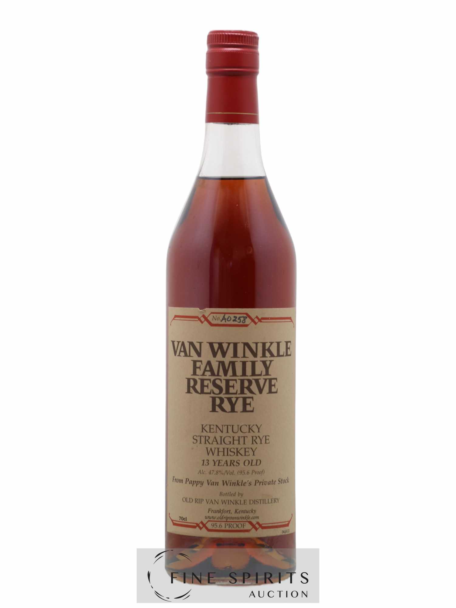 Van Winkle 13 years Of. Family Reserve from Papy Van Winkle's Private Stock - Lot de 1 bouteille - 0