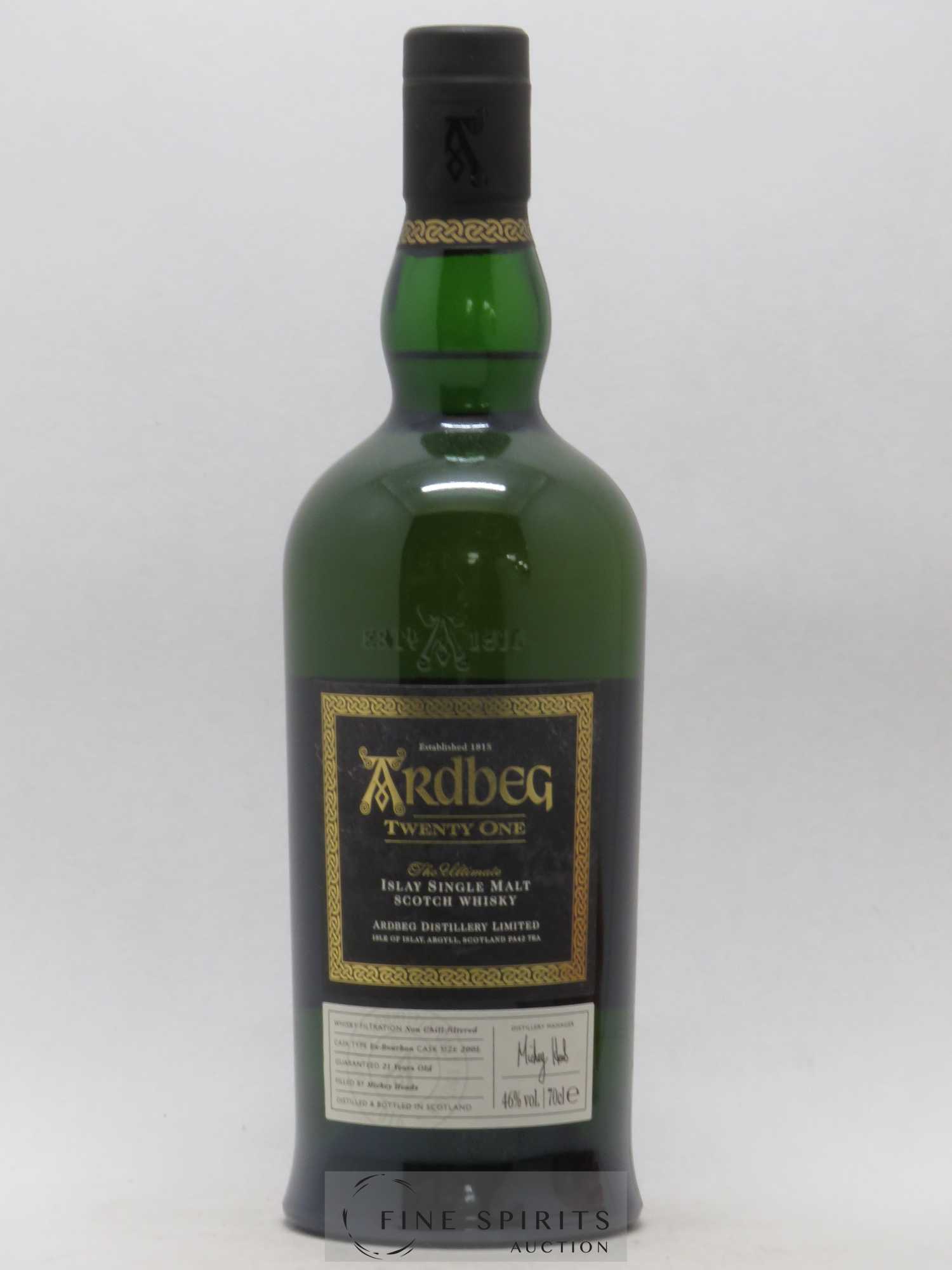 Ardbeg 21 years Of. Ex-Bourbon Cask Size 200L The Utimate - Lot of 1 bottle - 1