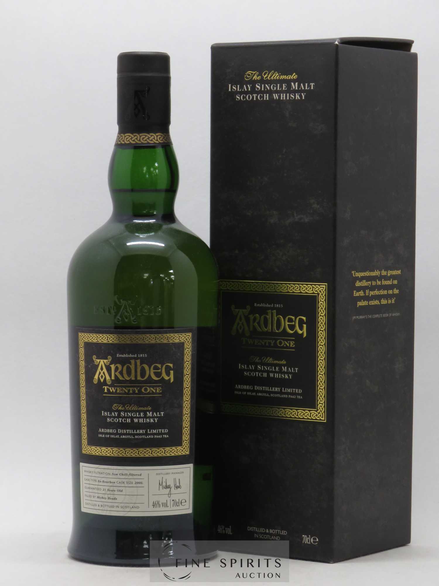 Ardbeg 21 years Of. Ex-Bourbon Cask Size 200L The Utimate - Lot of 1 bottle - 0