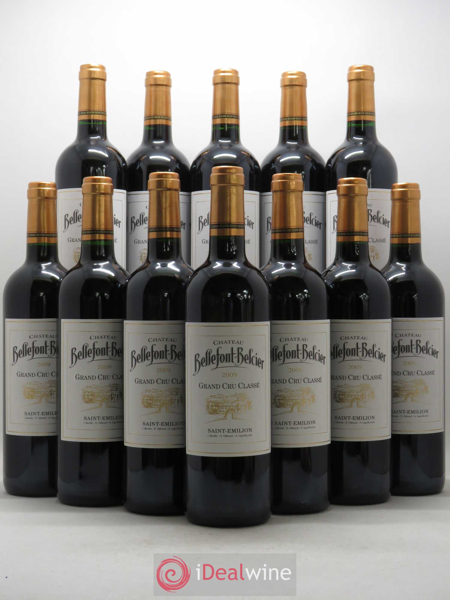 Château Bellefont-Belcier Grand Cru Classé 2009 - Lot de 12 bouteilles - 0