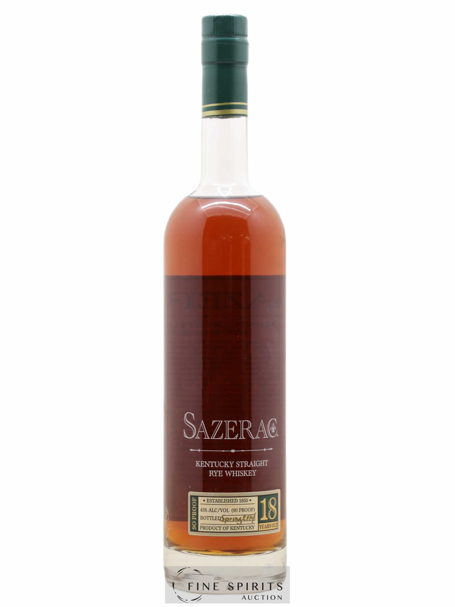 Sazerac 18 years Of. Antique Collection bottled Spring 2014 - Lot of 1 bottle - 0