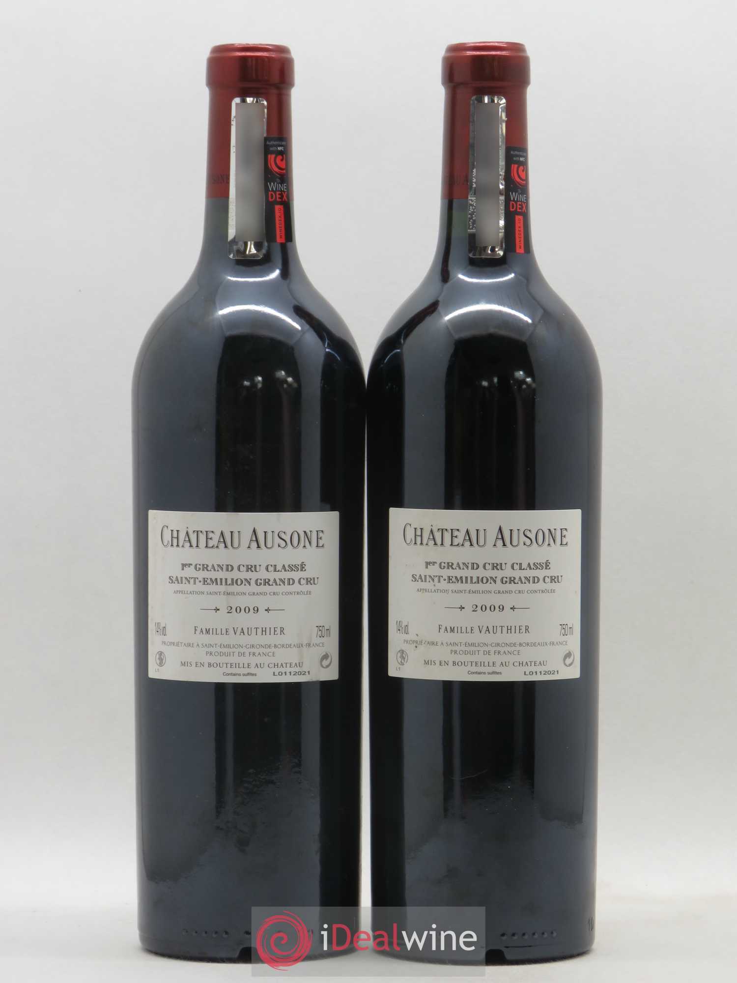 Château Ausone 1er Grand Cru Classé A 2009 - Lot of 2 bottles - 1