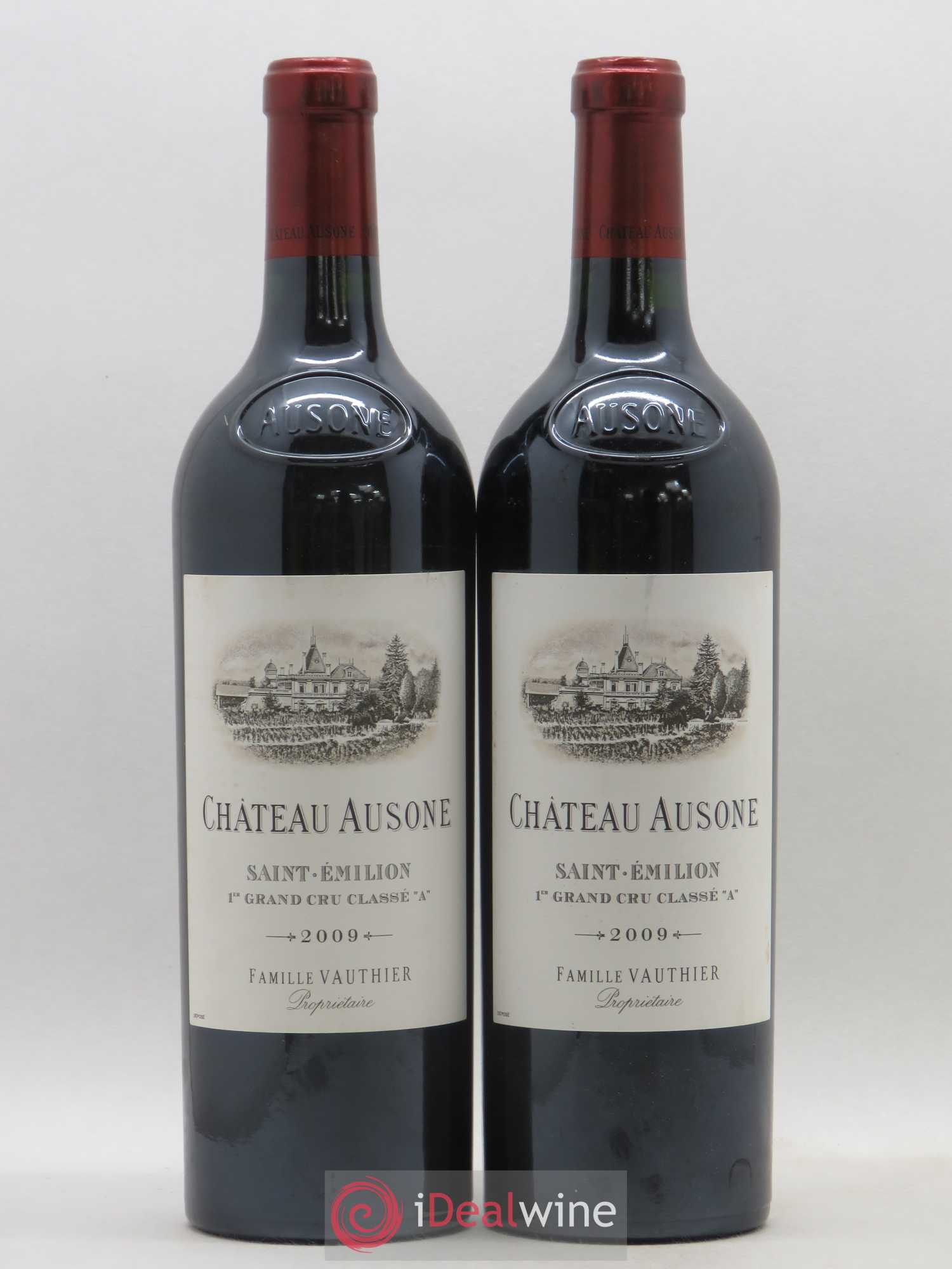 Château Ausone 1er Grand Cru Classé A 2009 - Lot of 2 bottles - 0