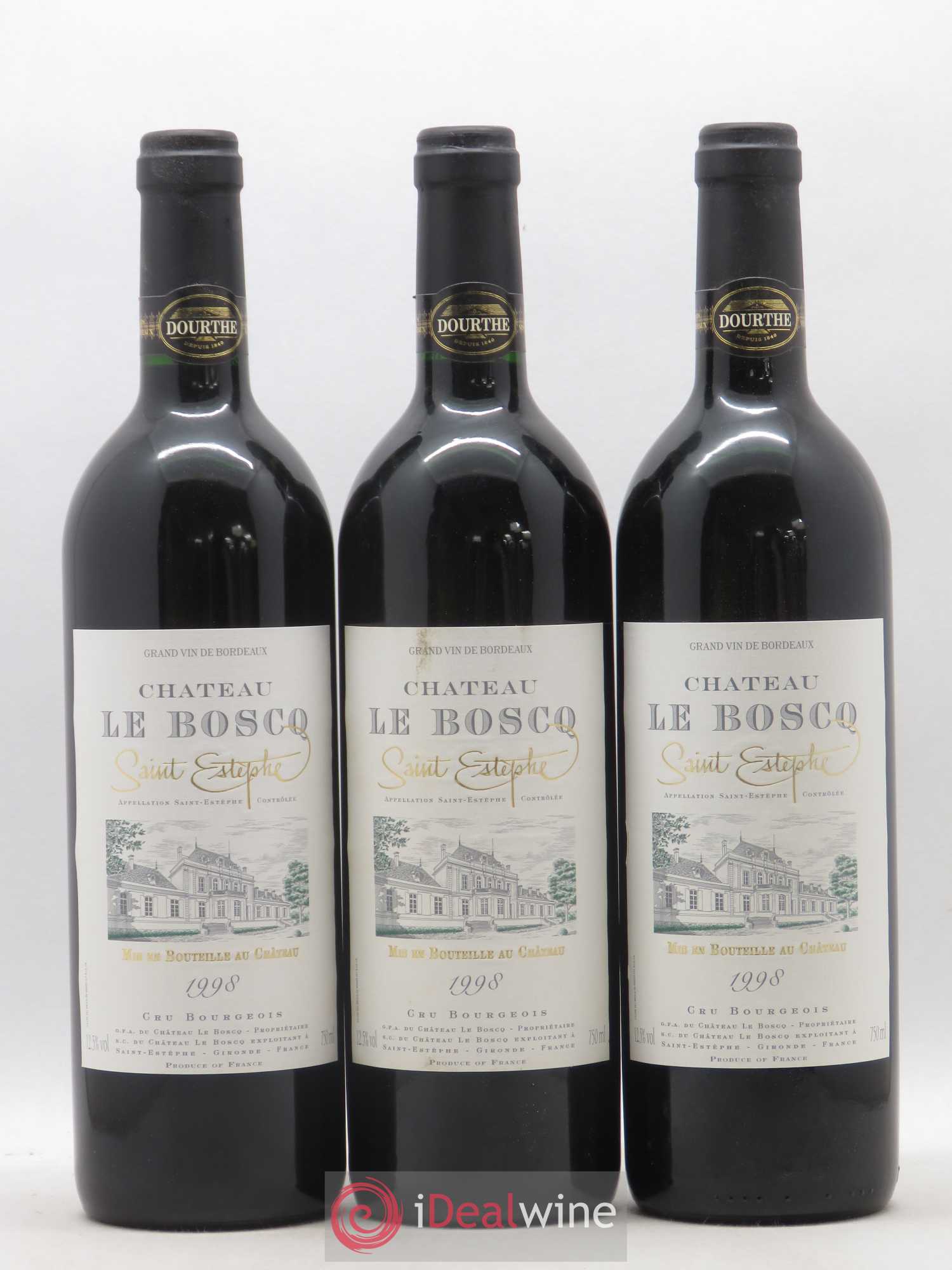 Château le Boscq Cru Bourgeois 1998 - Lot de 12 bouteilles - 2