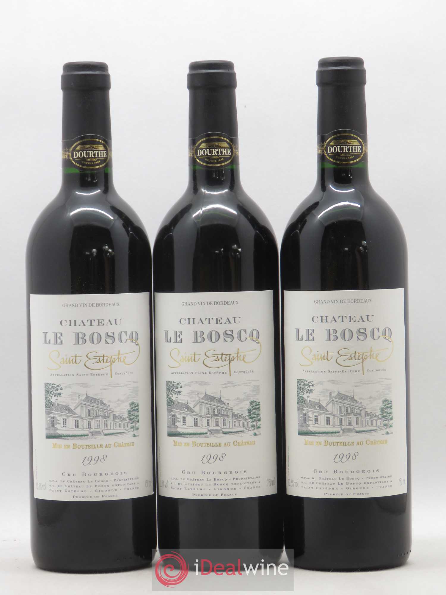 Château le Boscq Cru Bourgeois 1998 - Lot de 12 bouteilles - 3