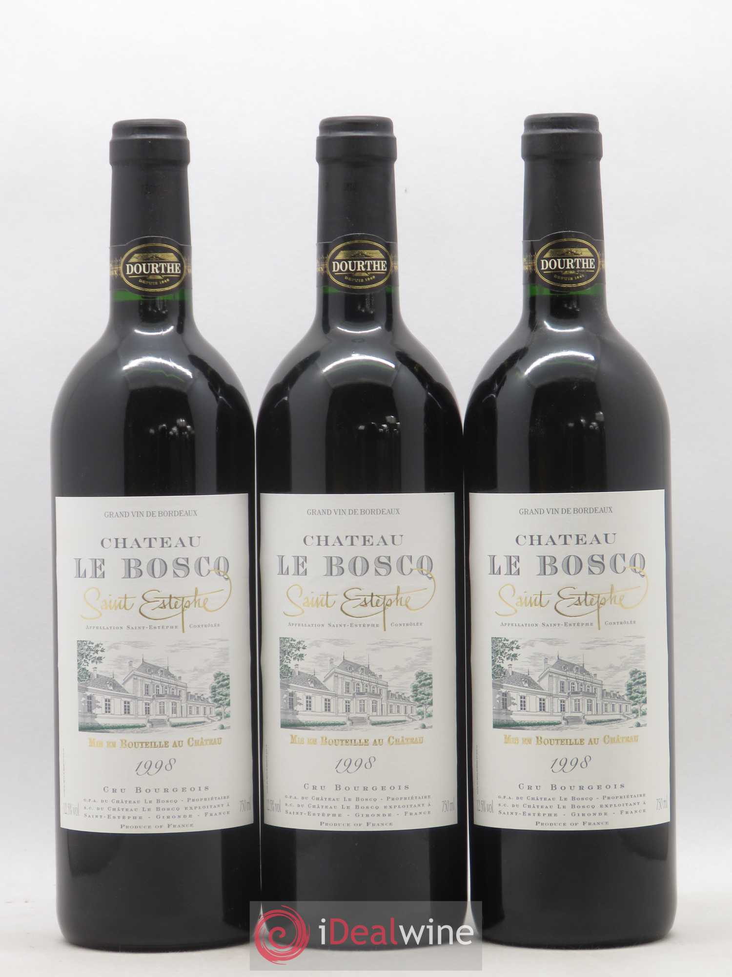 Château le Boscq Cru Bourgeois 1998 - Lot de 12 bouteilles - 4