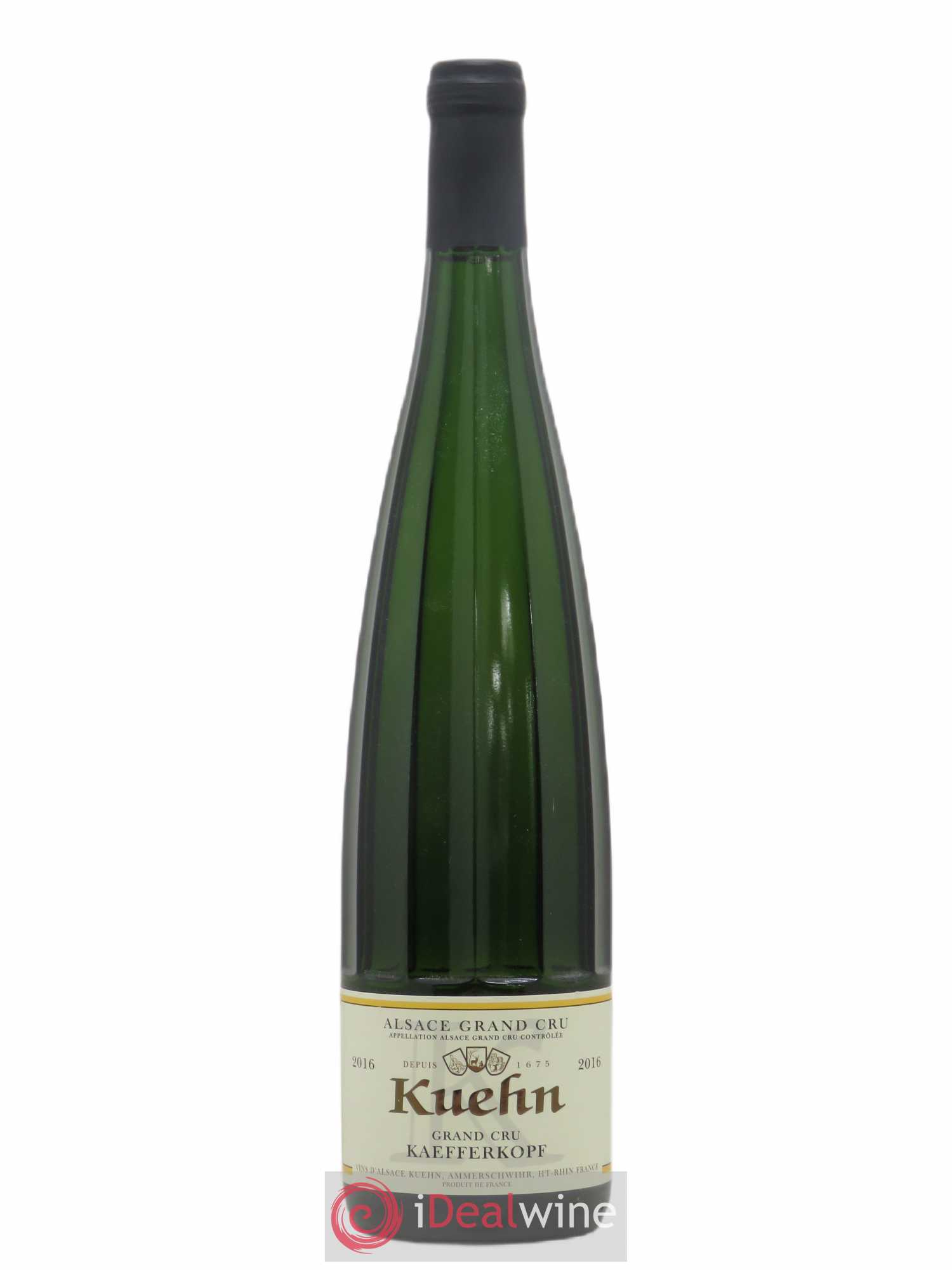 Alsace Grand Cru Kaefferkopf Kuehn 2016 - Lot de 1 bouteille - 0