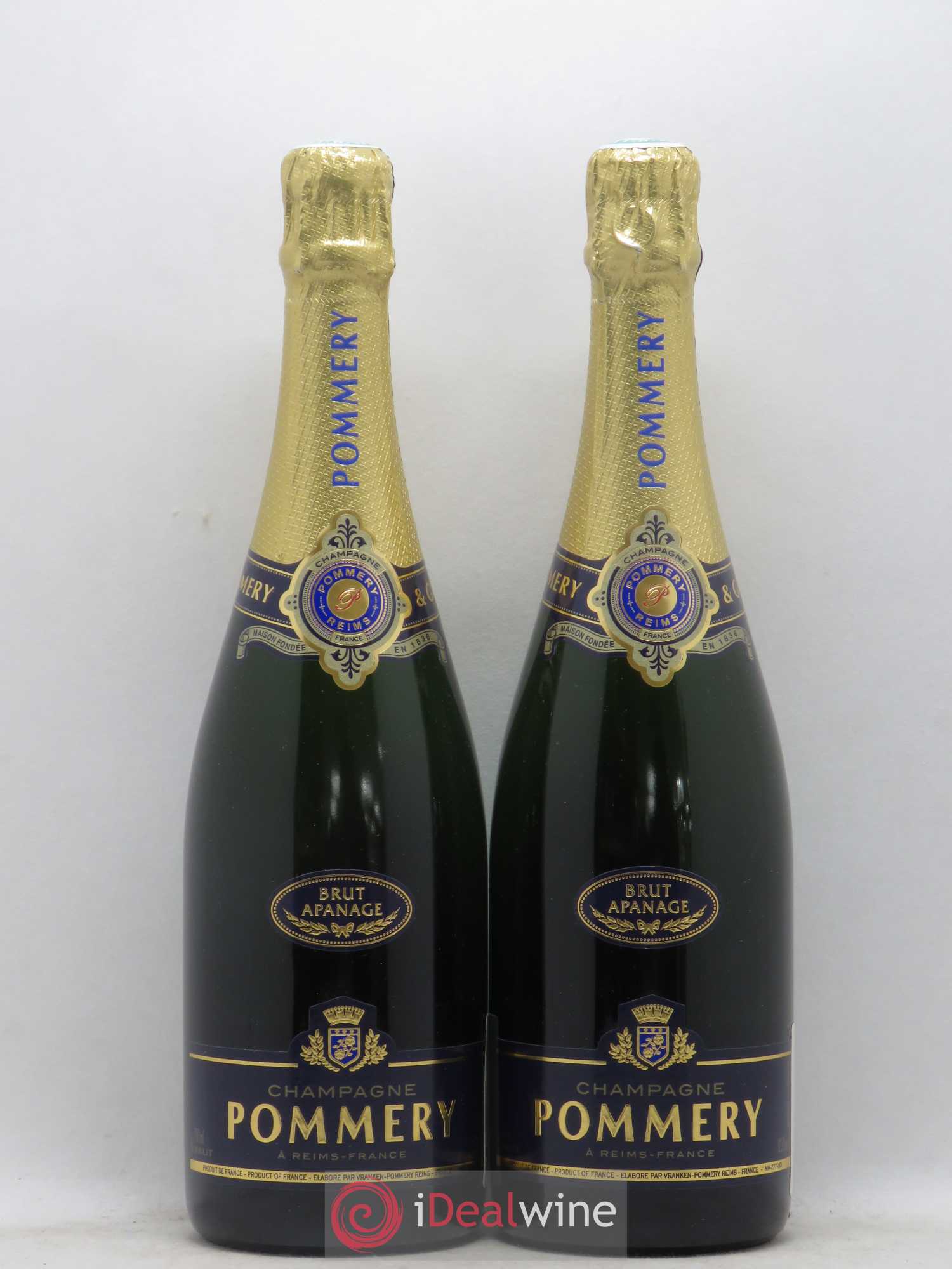 Brut Pommery Apanage - Posten von 2 Flaschen - 0