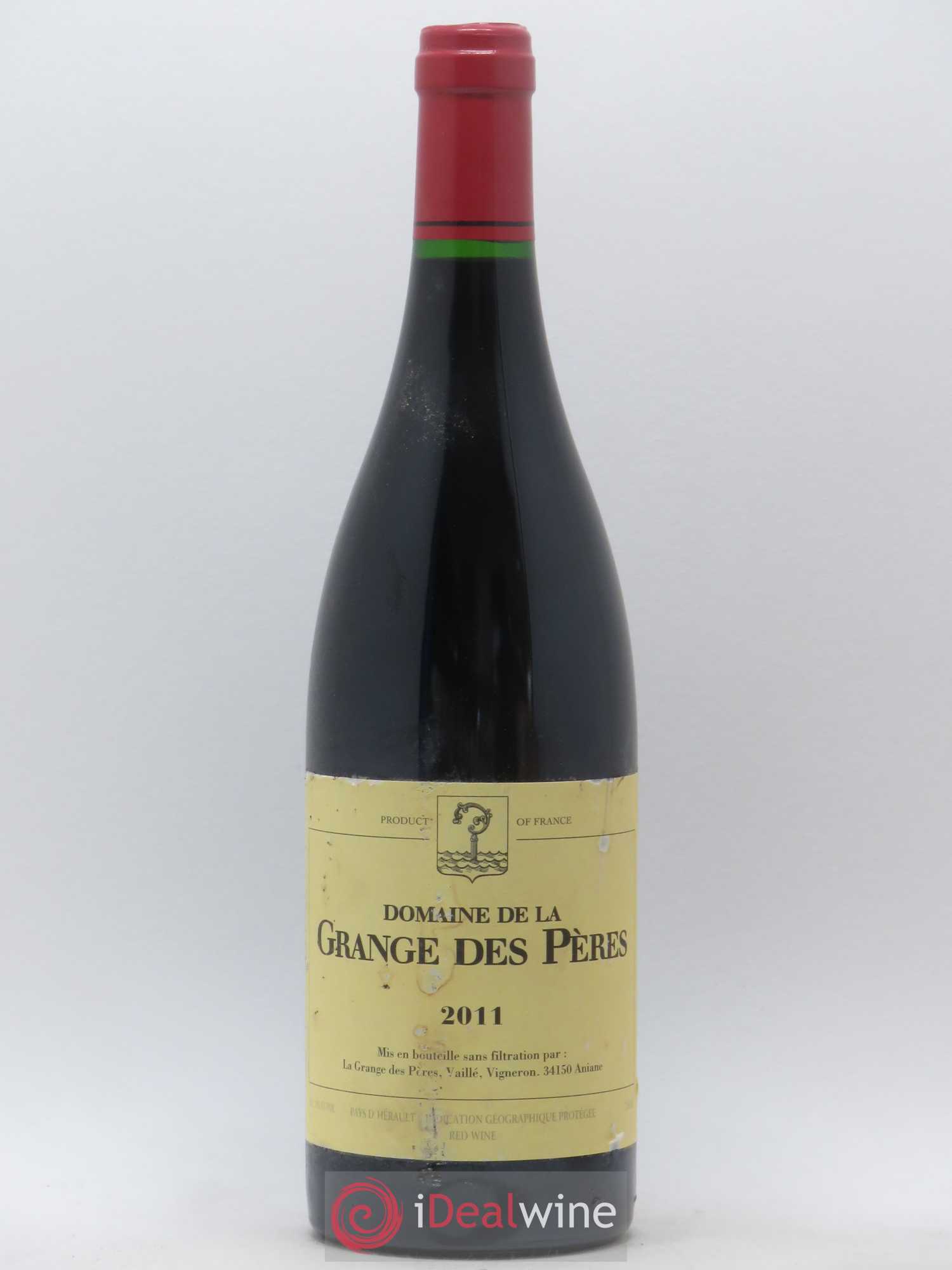 IGP Pays d'Hérault Grange des Pères Laurent Vaillé  2011 - Lot de 1 bouteille - 0