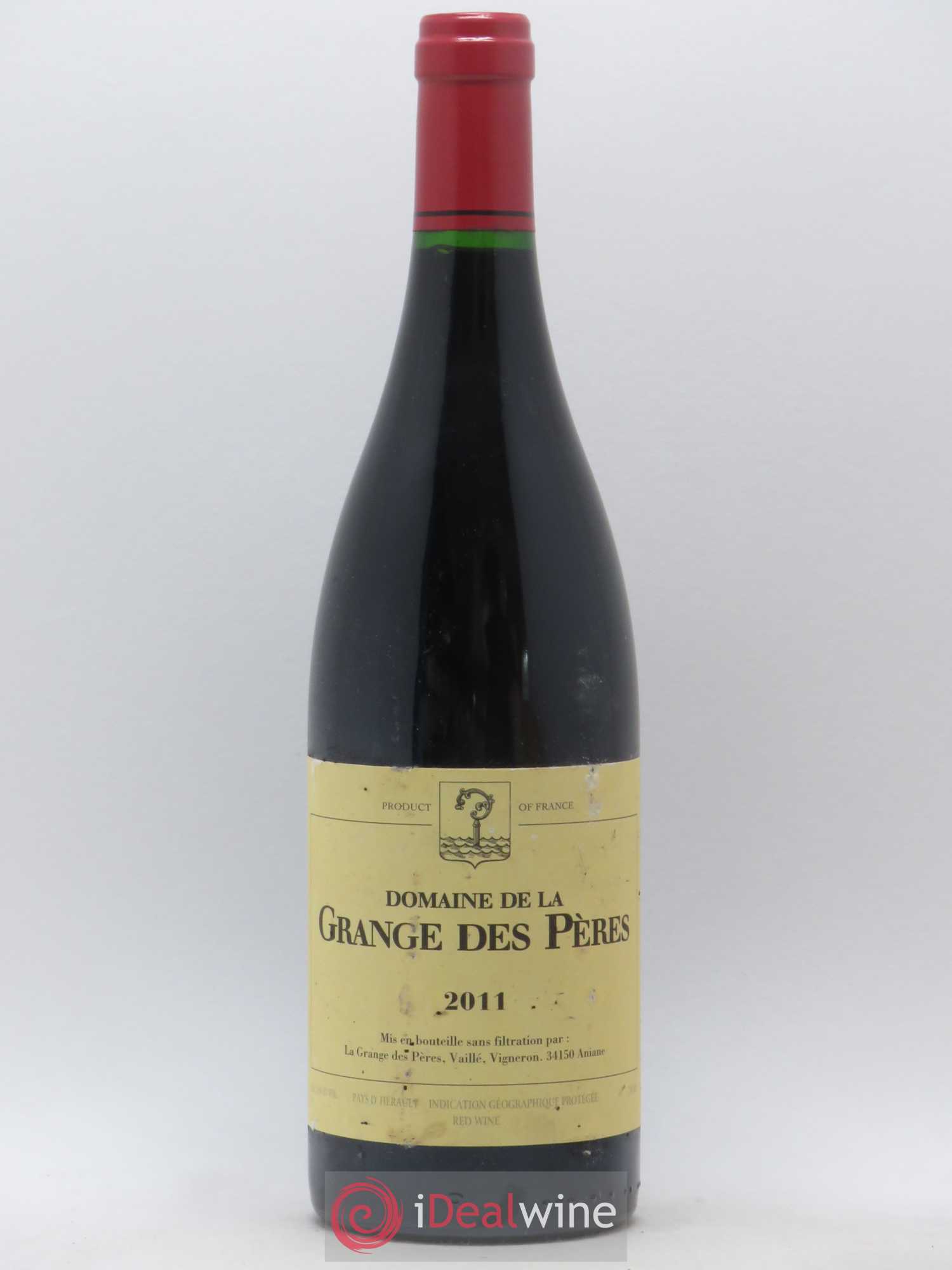 IGP Pays d'Hérault Grange des Pères Laurent Vaillé  2011 - Lot de 1 bouteille - 0