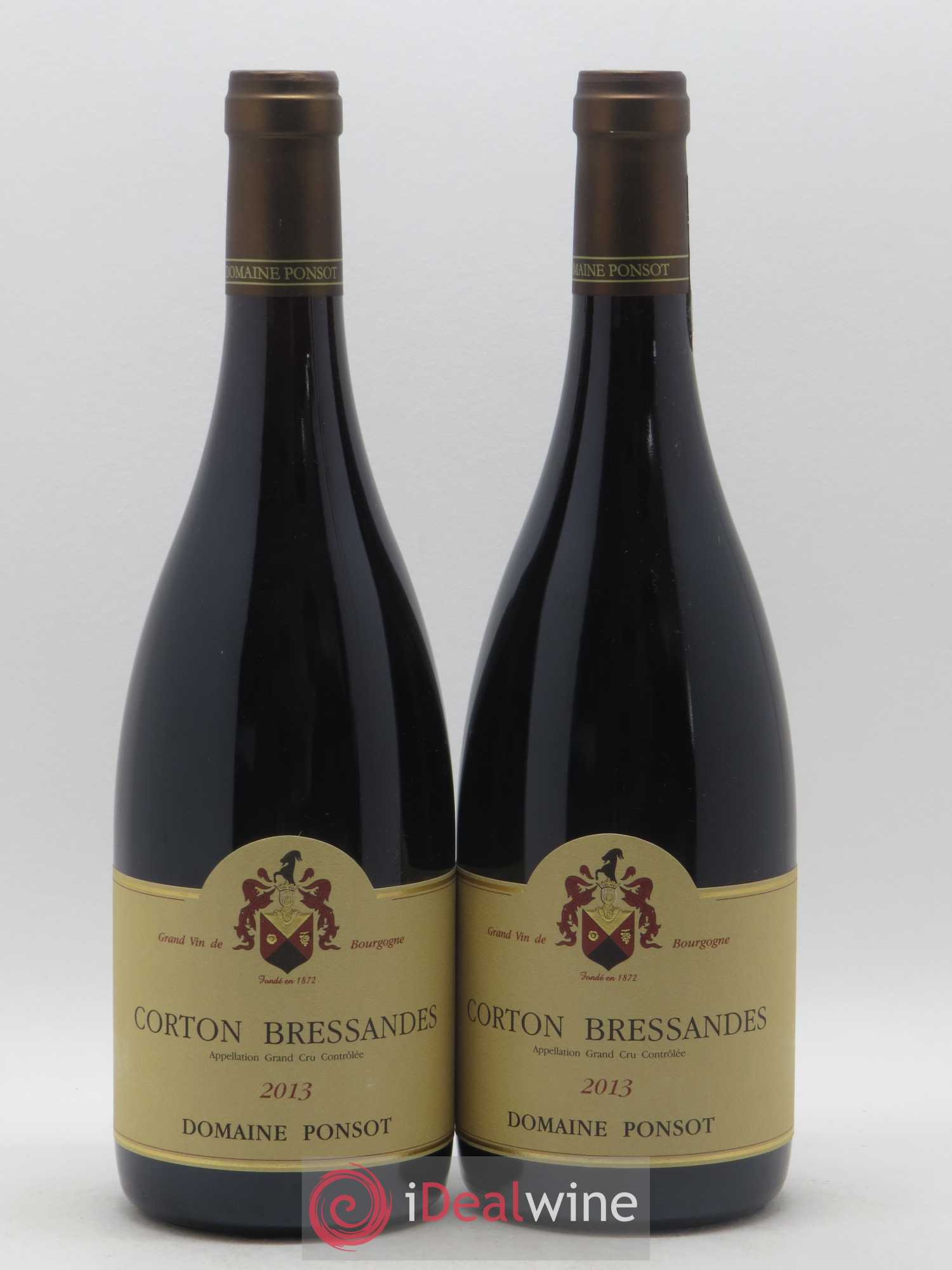 Corton Grand Cru Bressandes Ponsot (Domaine) 2013 - Lot de 2 bouteilles - 0