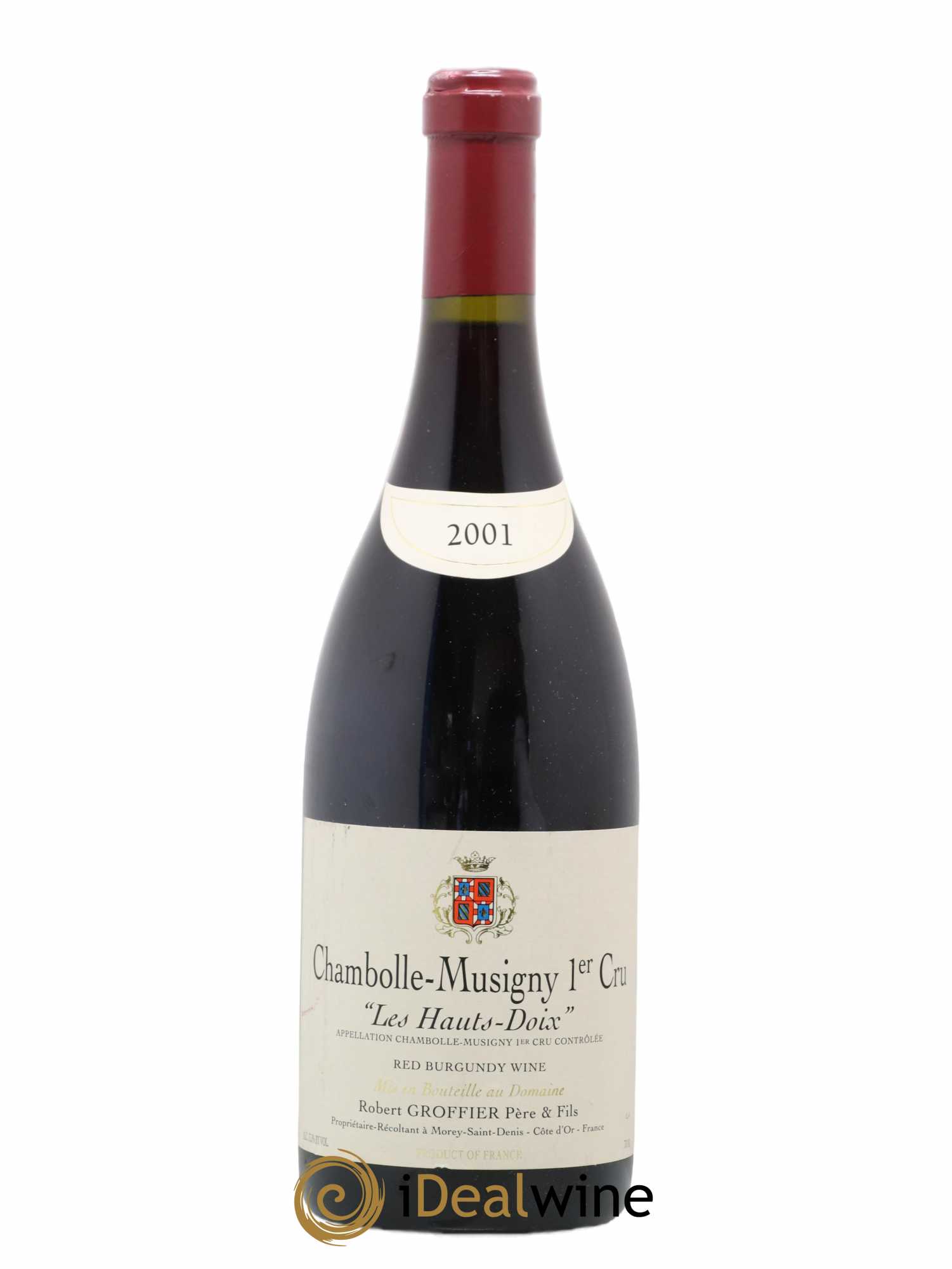 Chambolle-Musigny 1er Cru Les Hauts Doix Robert Groffier Père & Fils (Domaine) 2001 - Lot de 1 bouteille - 0