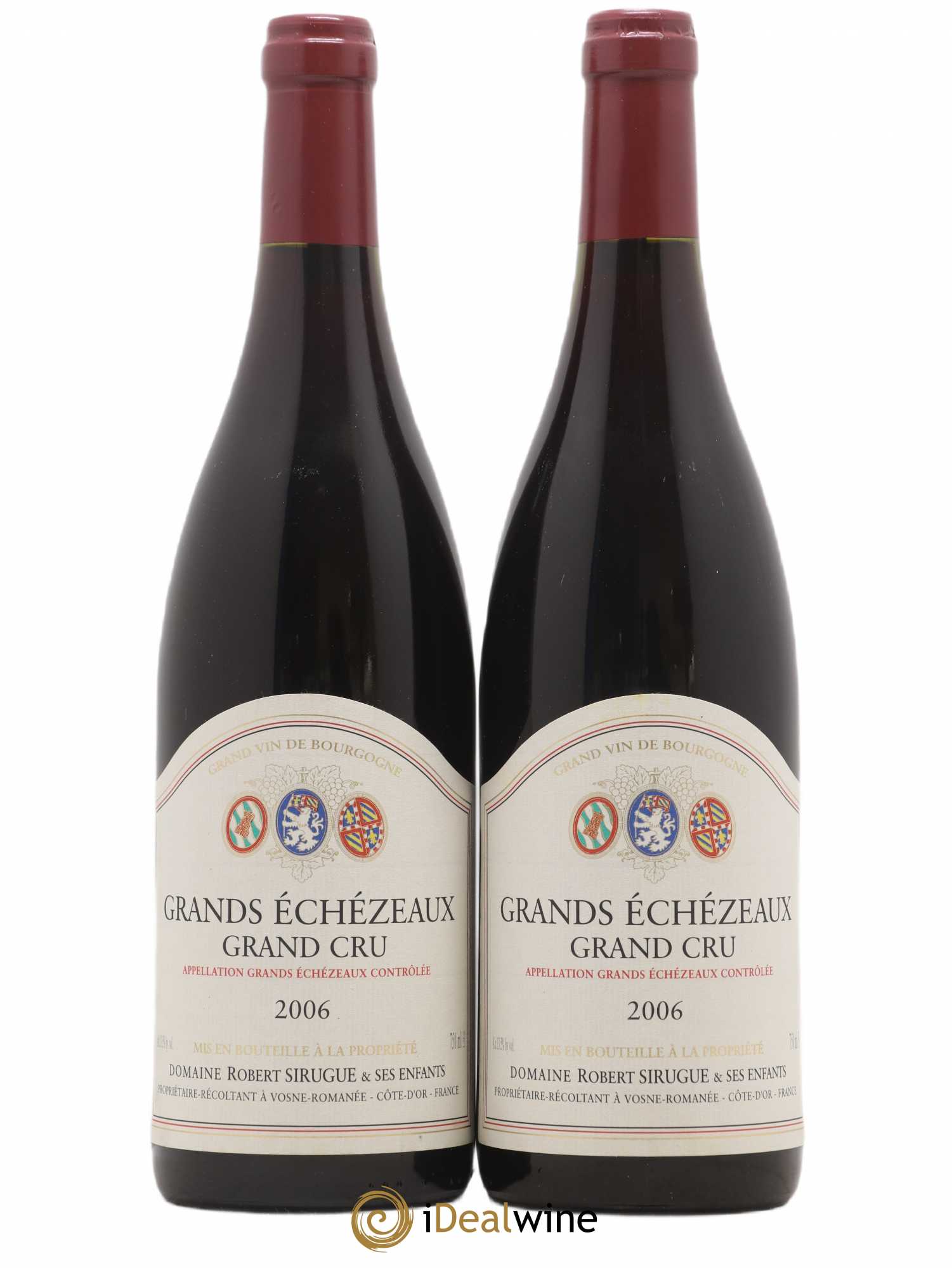 Grands-Echezeaux Grand Cru Robert Sirugue (Domaine) 2006 - Lot de 2 bouteilles - 0