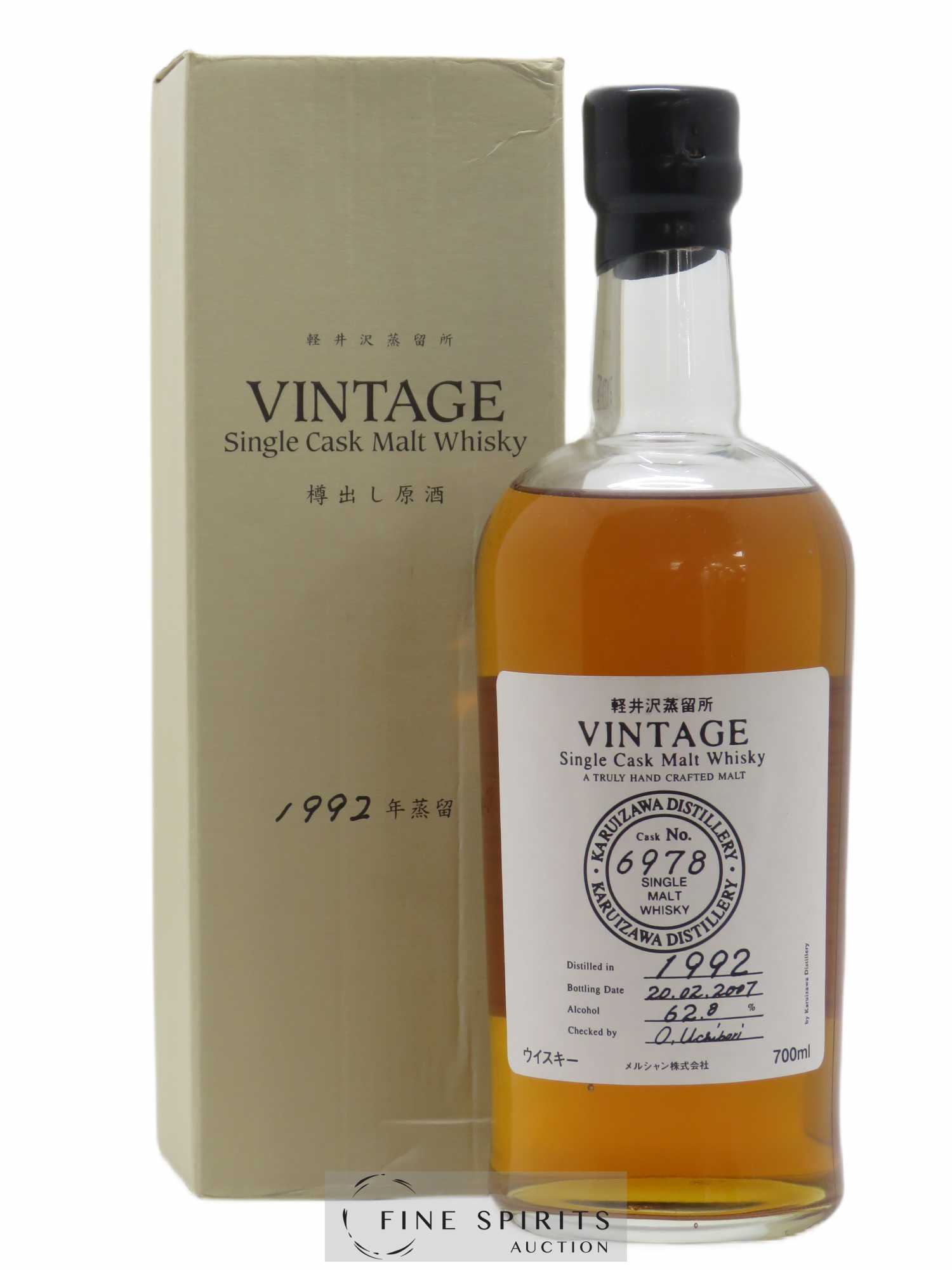 Karuizawa 1992 Number One Drinks Vintage Single Cask n°6978 - bottled 2007 - Lot of 1 bottle - 0