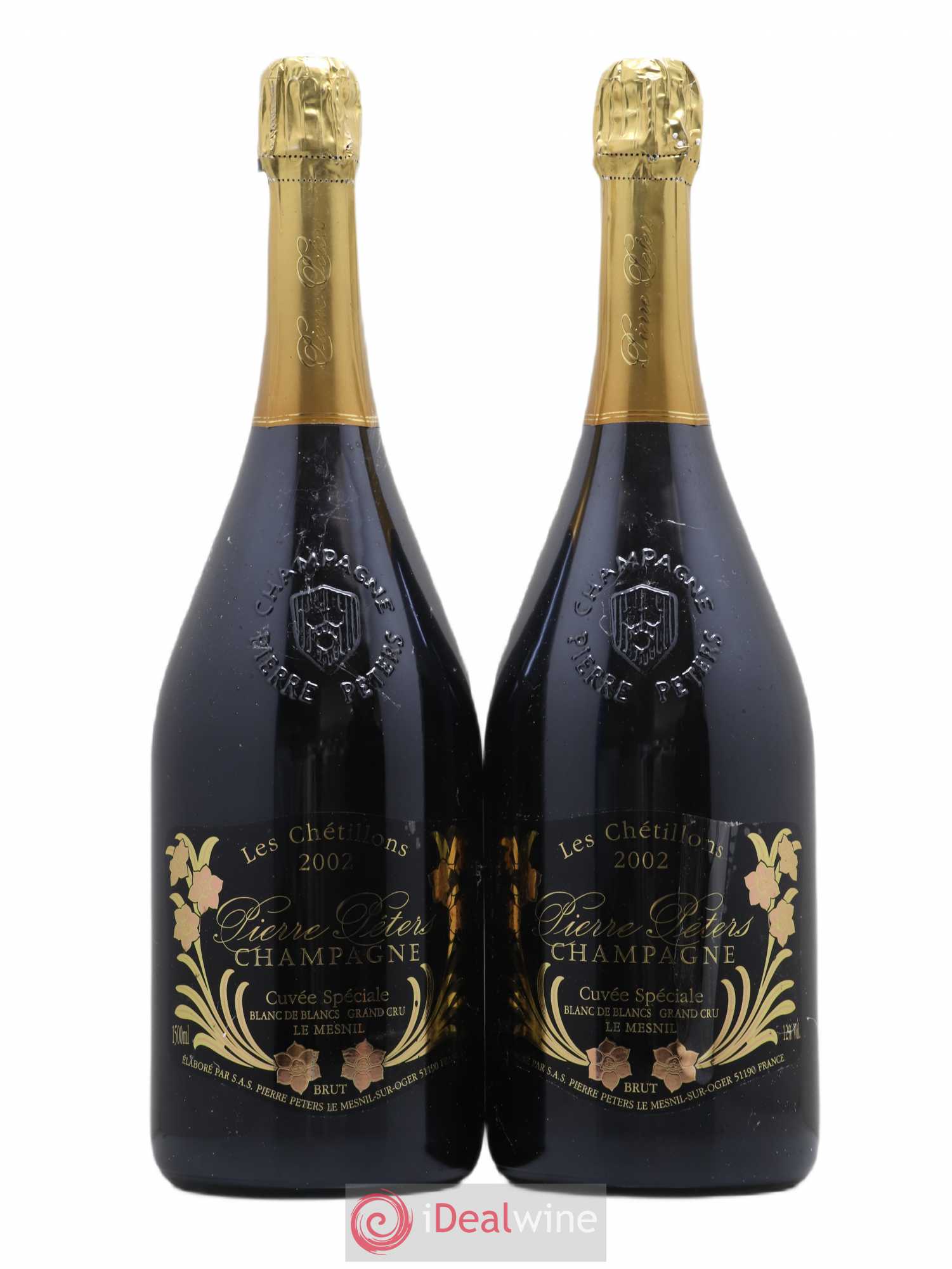 Cuvée Spéciale les Chétillons Blanc de Blancs Brut Pierre Péters 2002 - Lot of 2 magnums - 0