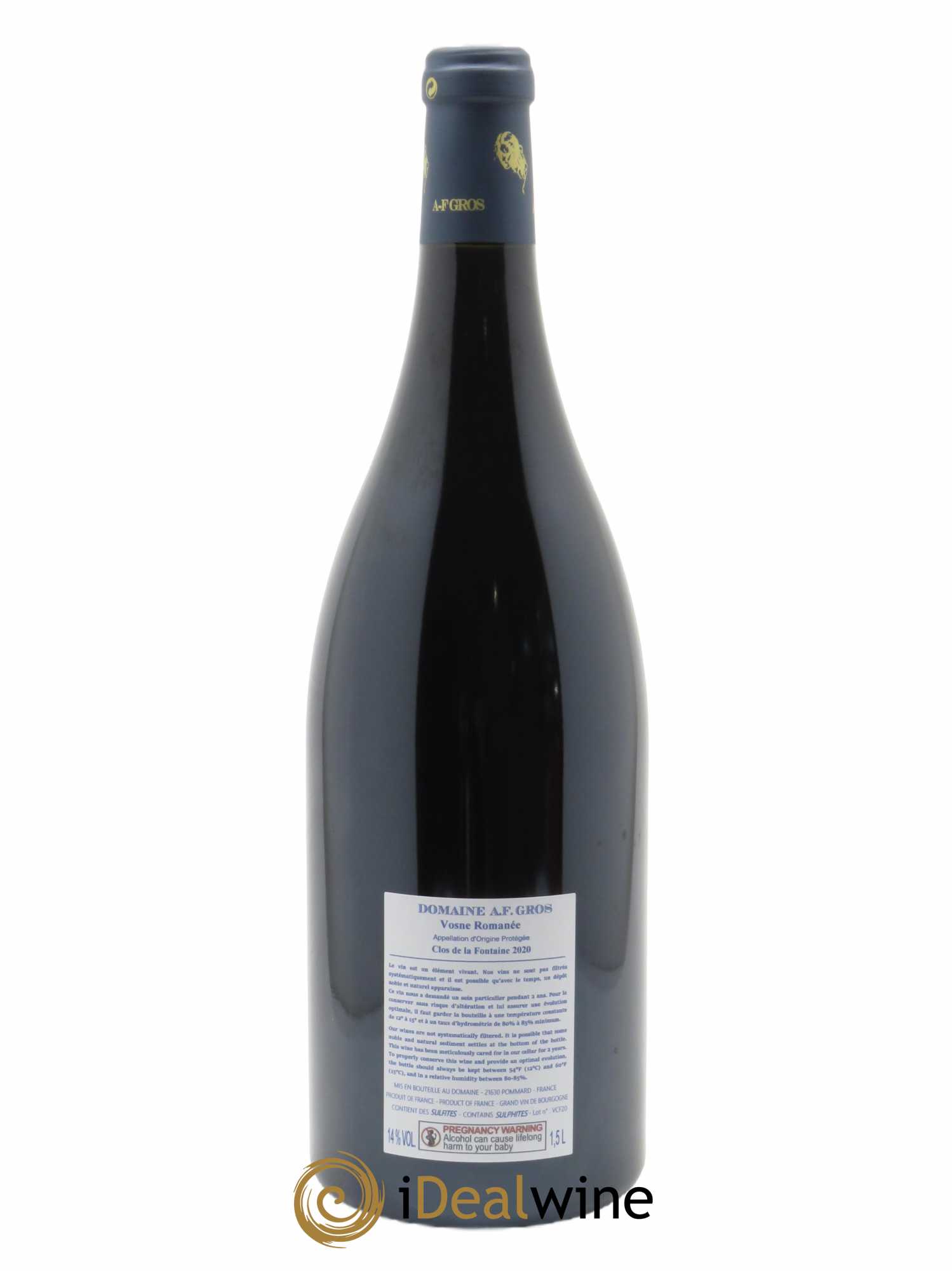 Vosne-Romanée Clos de la Fontaine A.-F. Gros 2020 - Lot de 1 magnum - 1