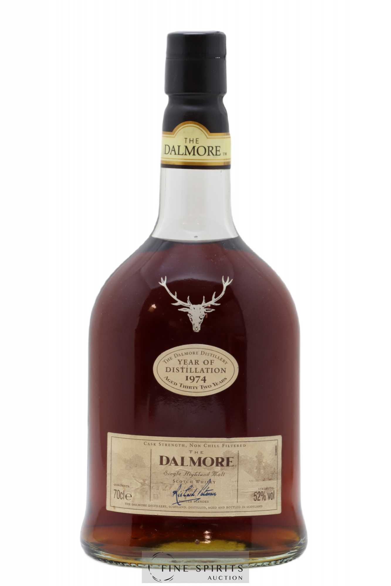 Dalmore 32 years 1974 Of. Cask Strength - Non Chill Filtered - Lot of 1 bottle - 0