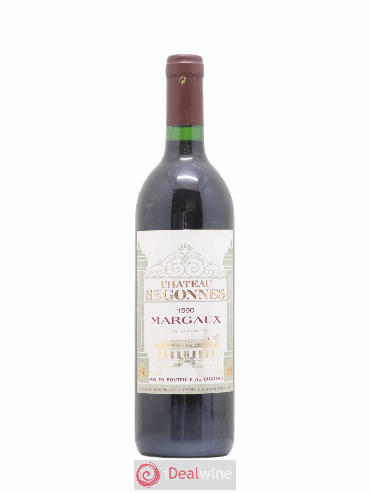 Château Segonnes 1990 - Lot de 1 bouteille - 0