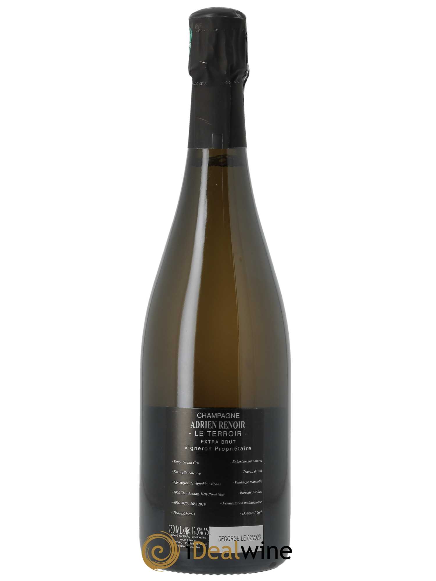 Le Terroir Extra Brut Grand cru Adrien Renoir  - Lotto di 1 bottiglia - 1