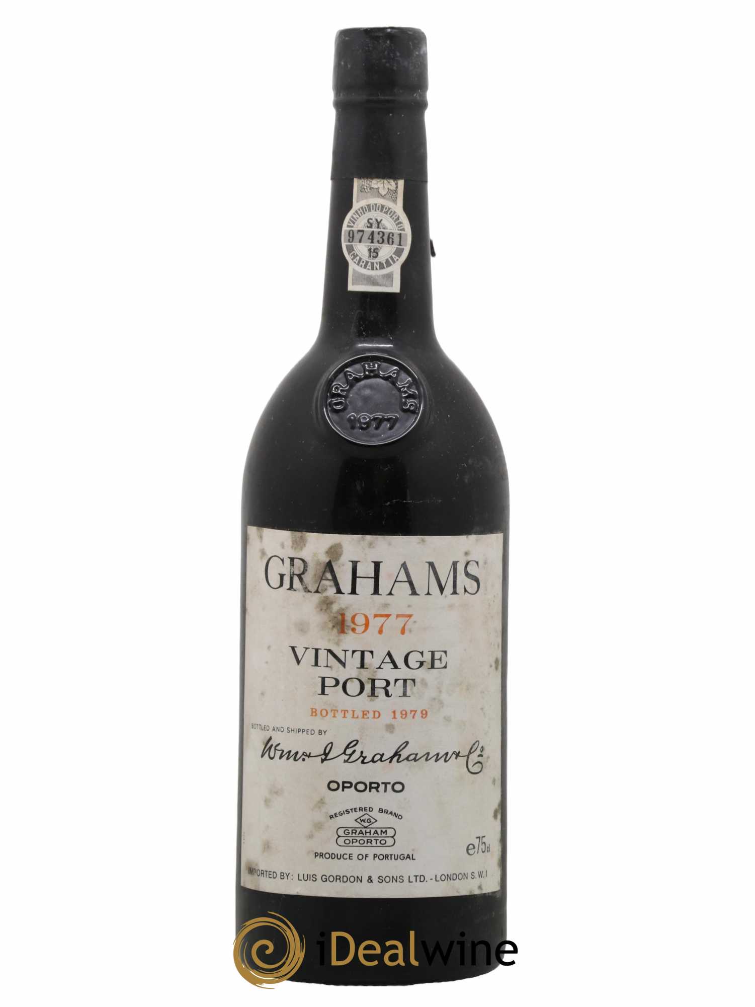 Porto W&J Graham' Vintage 1977 - Posten von 1 Flasche - 0