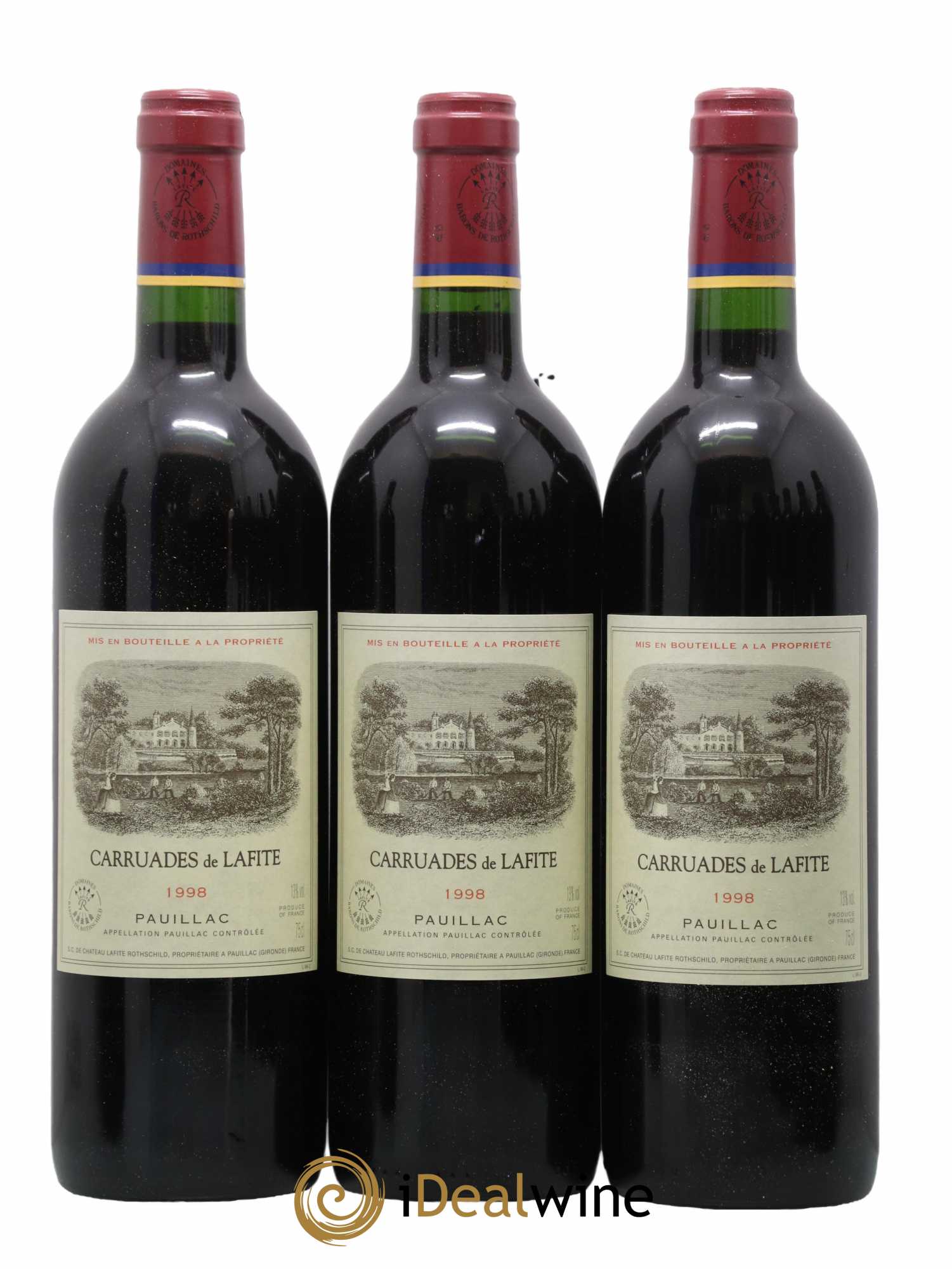 Carruades de Lafite Rothschild Second Vin 1998 - Lotto di 12 bottiglie - 2