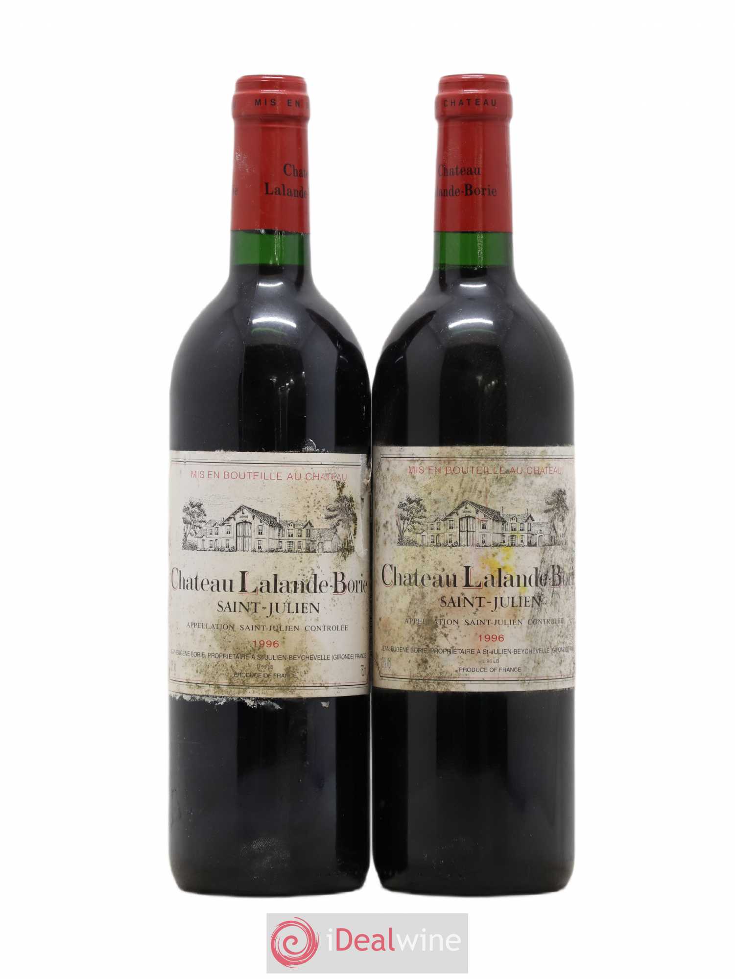 Château Lalande Borie 1996 - Lot de 2 bouteilles - 0