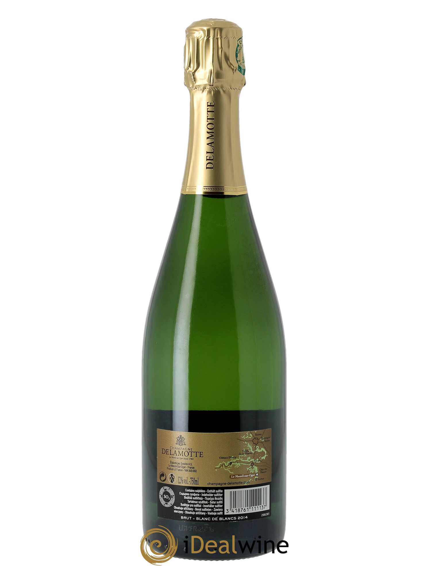 Millésimé Blanc de Blancs Brut Delamotte 2014 - Lot of 1 bottle - 1