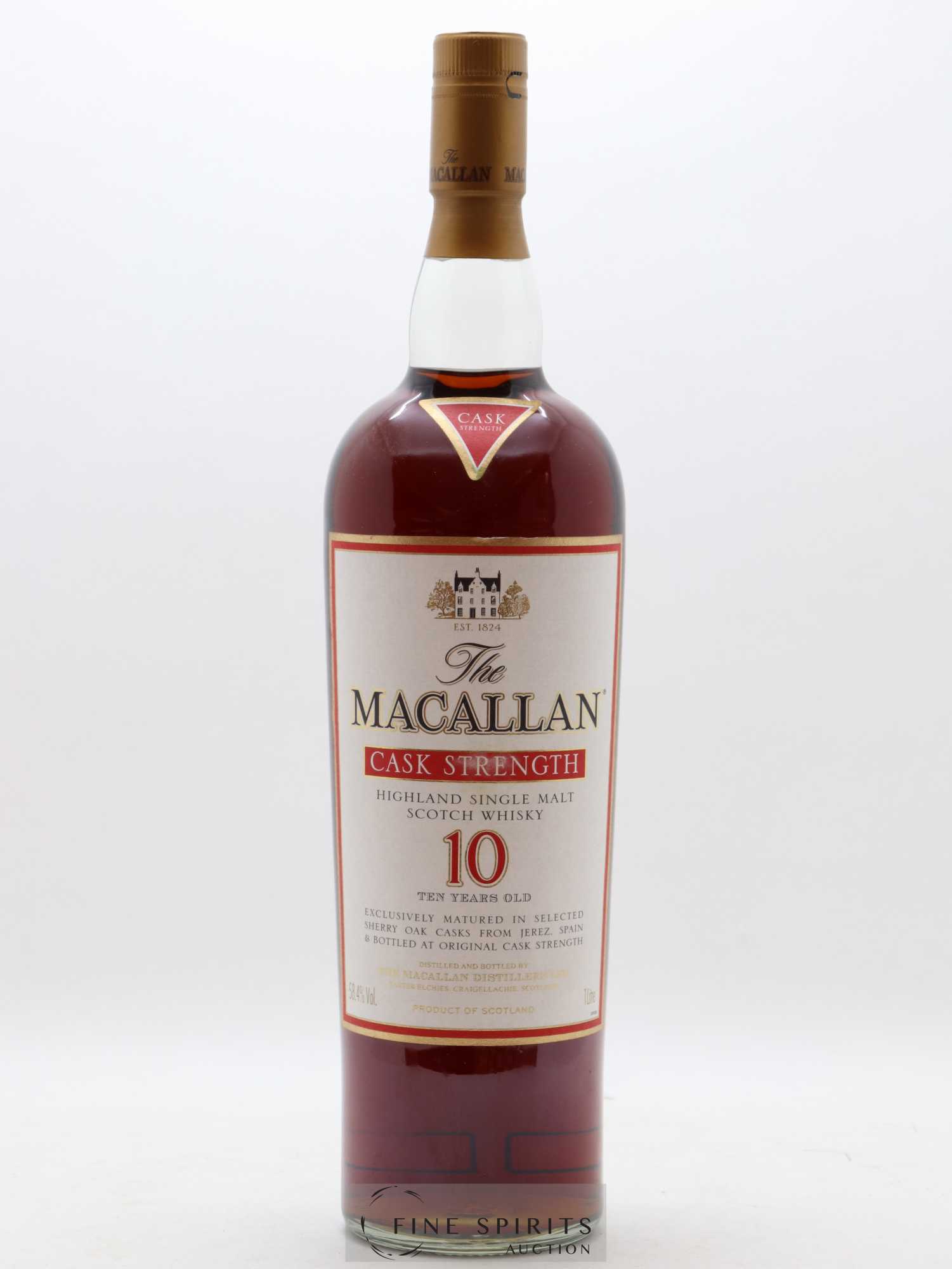 Macallan (The) 10 years Of. Cask Strength Sherry Oak Casks - Lot of 1 bottle - 1