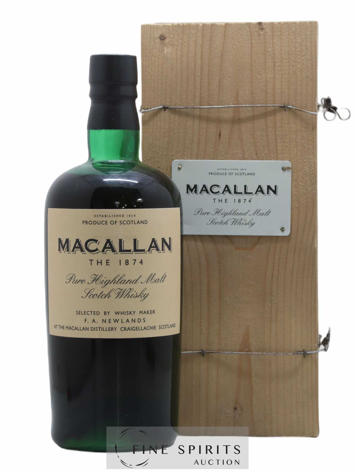 Macallan (The) 1874 Of. Replique 1874 - Lot de 1 bouteille - 0