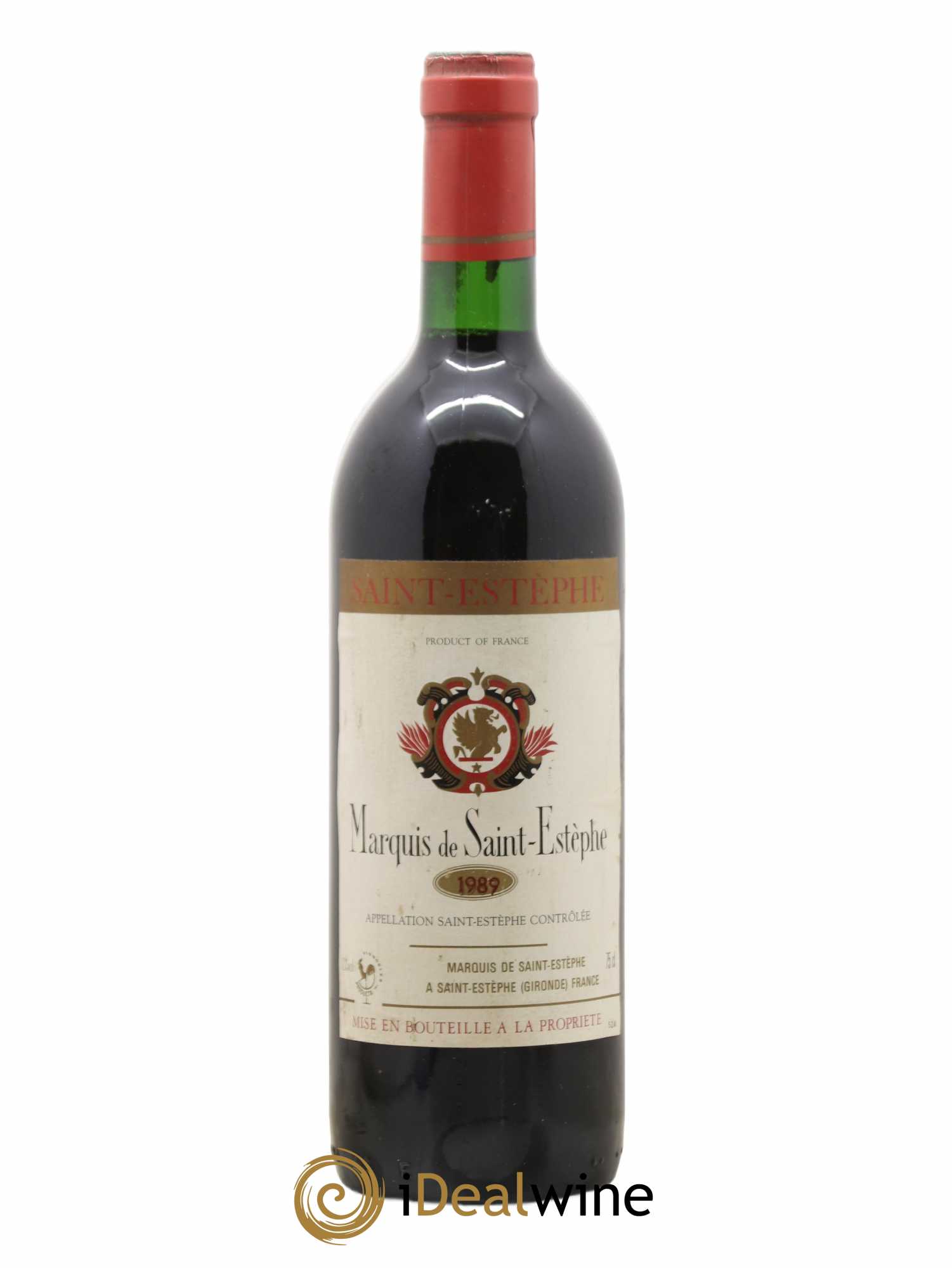 Marquis de Saint Estèphe 1989 - Lot de 1 bouteille - 0