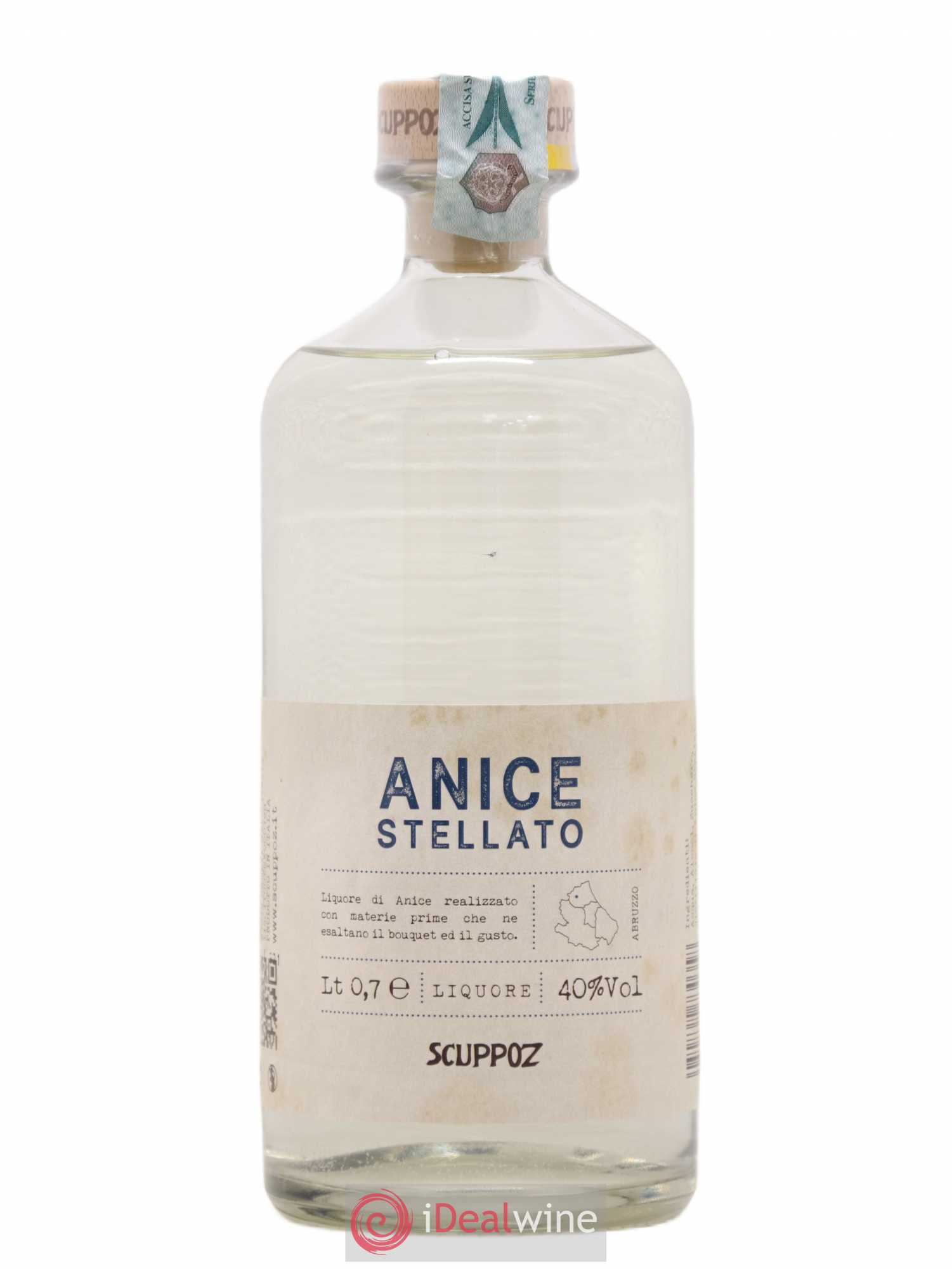 Alcool Liqueur Anice Stellato Scuppoz - Lot de 1 bouteille - 0