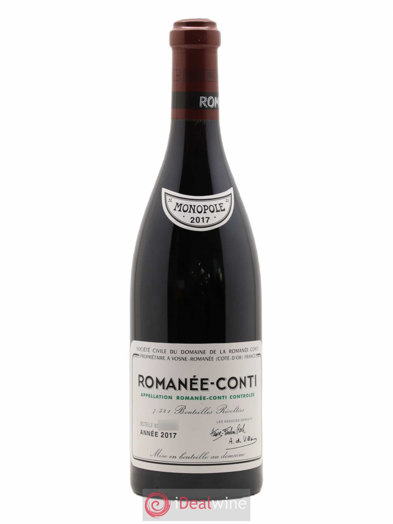 Romanée-Conti Grand Cru Domaine de la Romanée-Conti 2017 - Lot of 1 bottle - 0