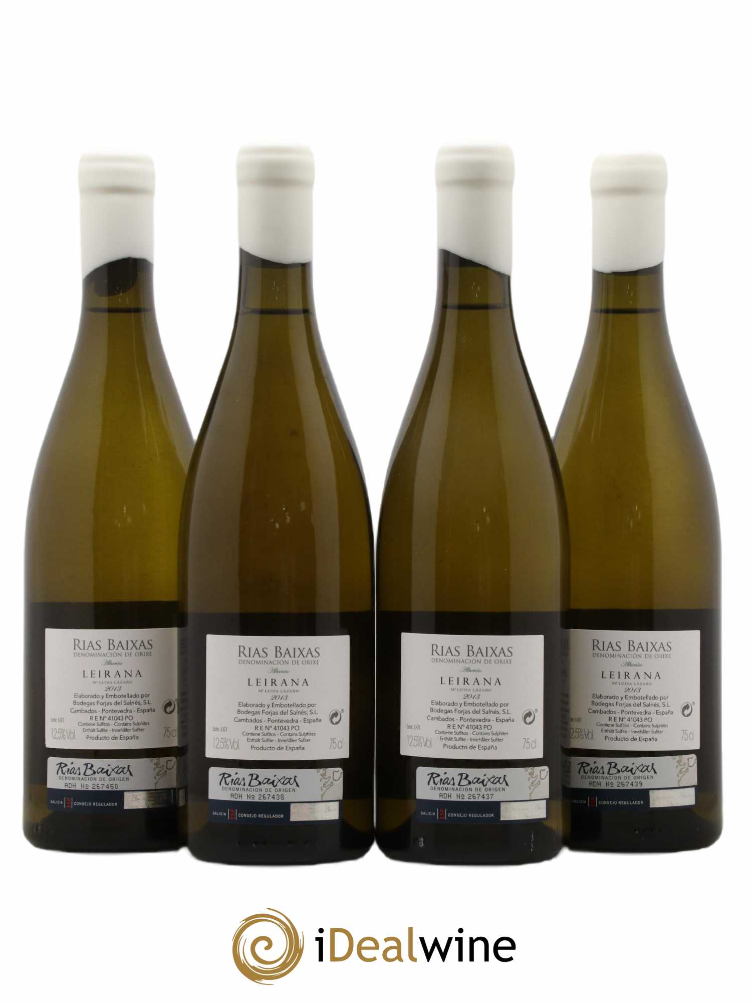 Rias Baixas Leirana Albarino 2013 - Lot de 4 bouteilles - 1