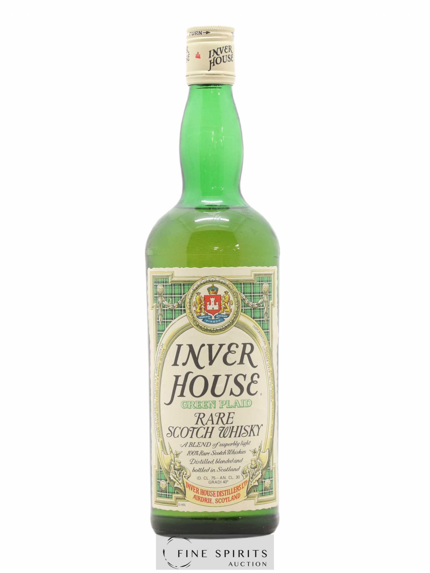 Inver House Of. Green Plaid Italia Import  (no reserve) - Lot of 1 bottle - 0