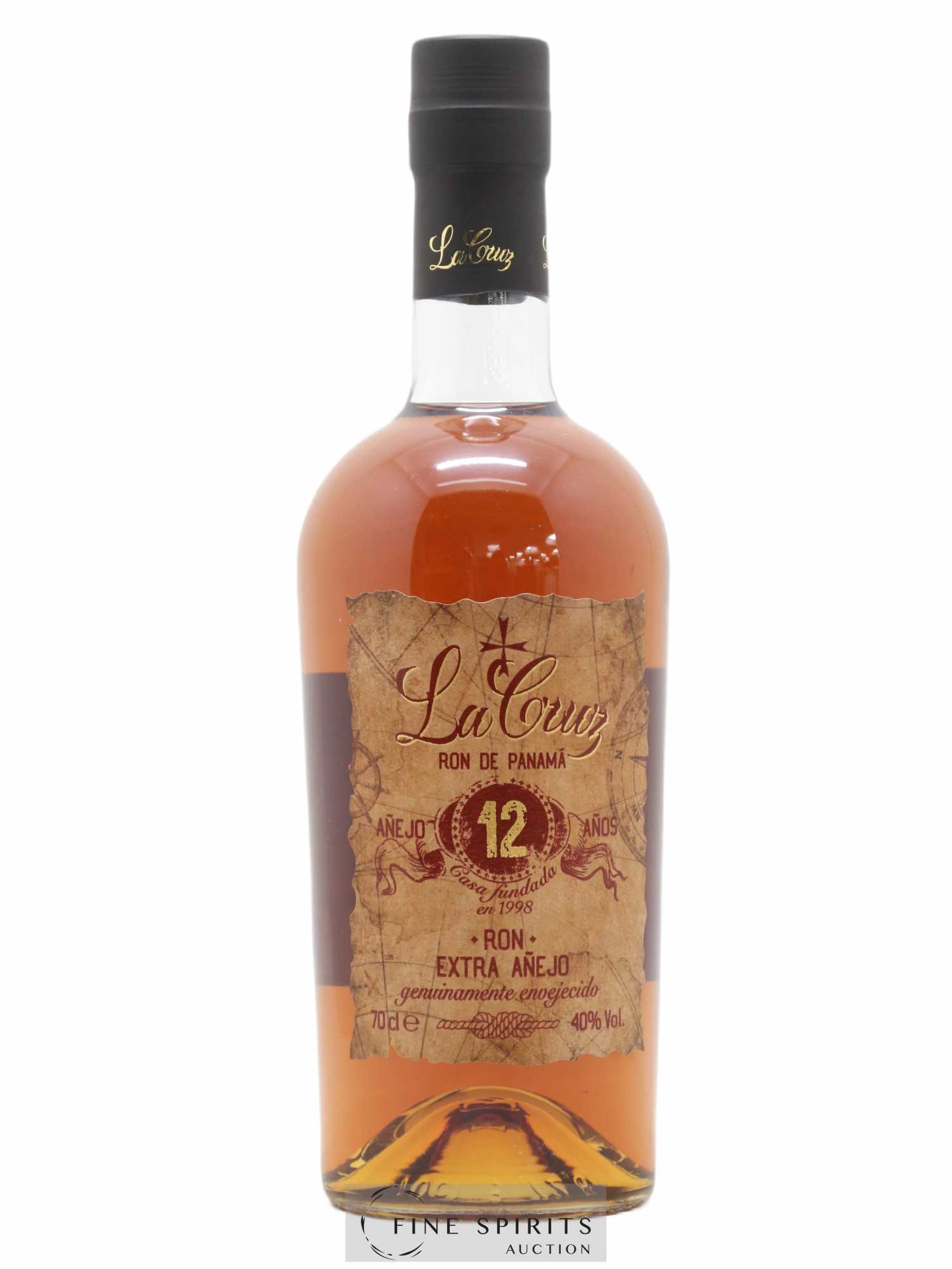 La Cruz 12 years Of. Extra Anejo  (sans prix de réserve) - Lot de 1 bouteille - 0