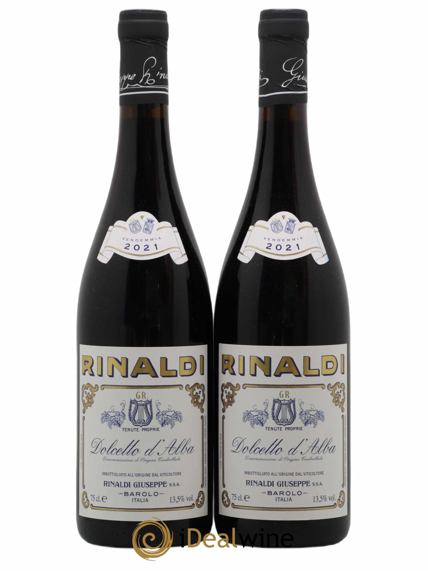 Dolcetto d'Alba DOC Giuseppe Rinaldi 2021 - Lot de 2 bouteilles - 0