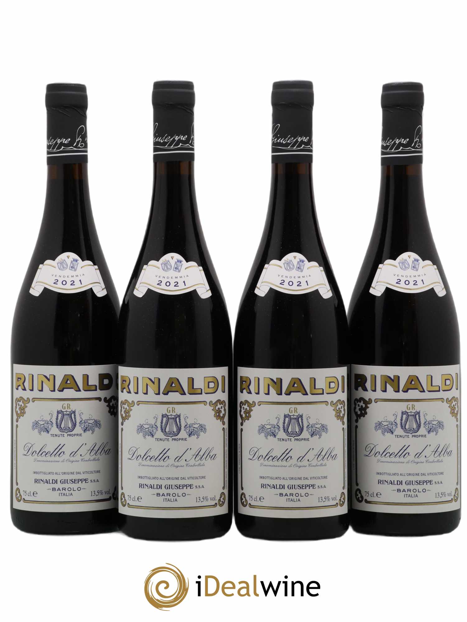 Dolcetto d'Alba DOC Giuseppe Rinaldi 2021 - Lot de 4 bouteilles - 0