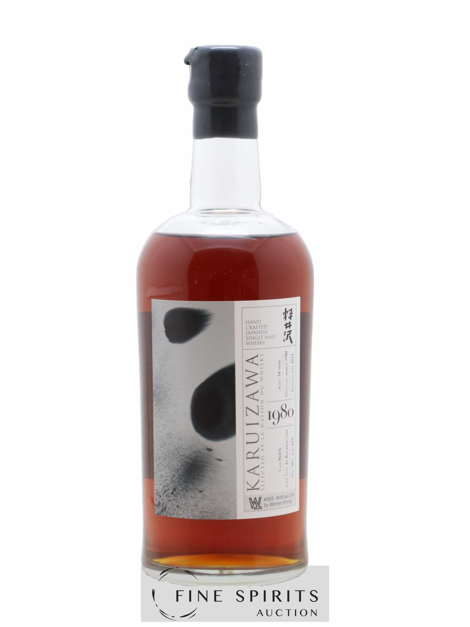 Karuizawa 34 years 1980 Number One Drinks Ex-Bourbon Cask n°6476 - bottled 2014 LMDW Artist - Lot de 1 bouteille - 1