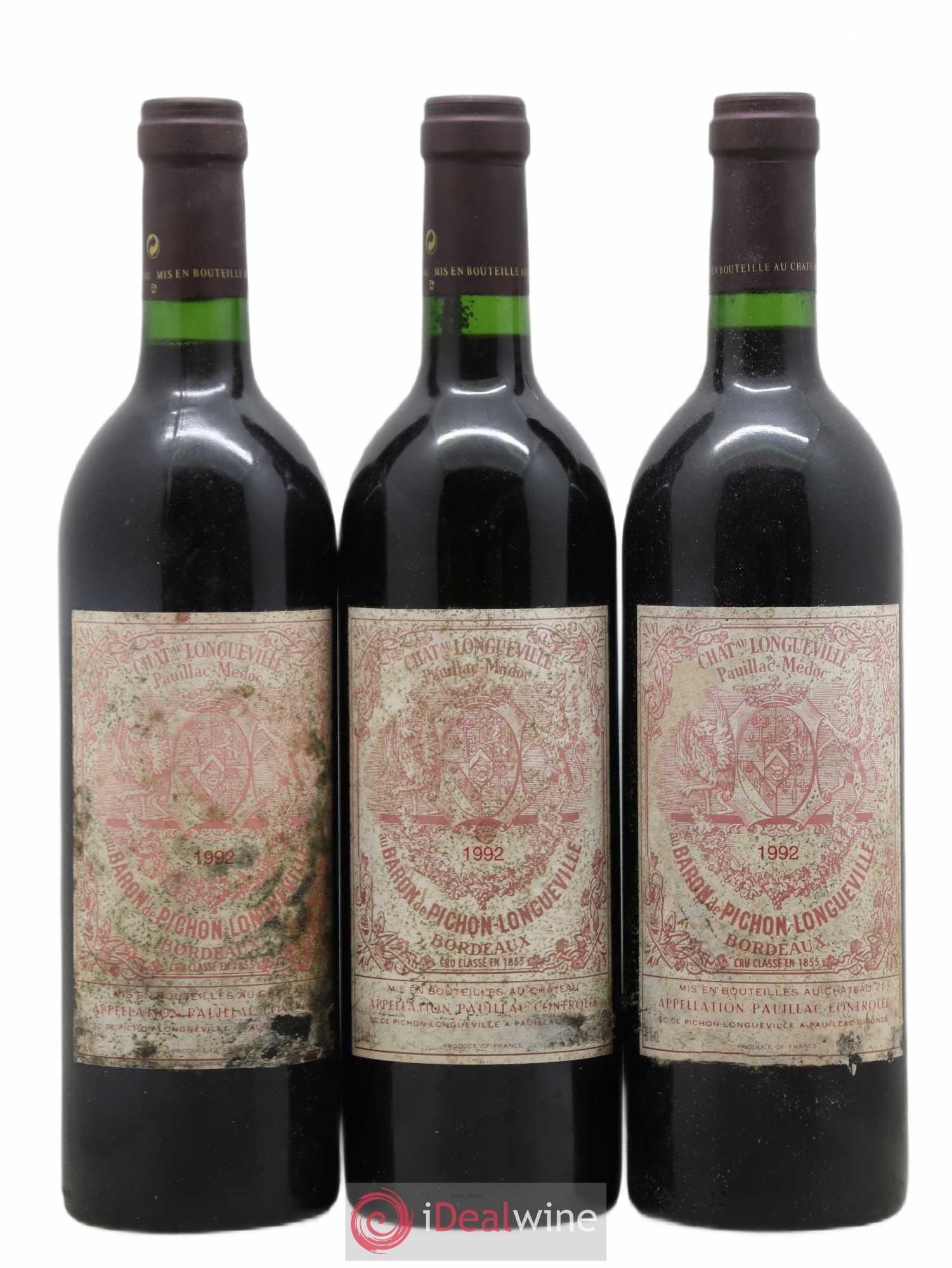 Pichon Longueville Baron 2ème Grand Cru Classé 1992 - Posten von 6 Flaschen - 2