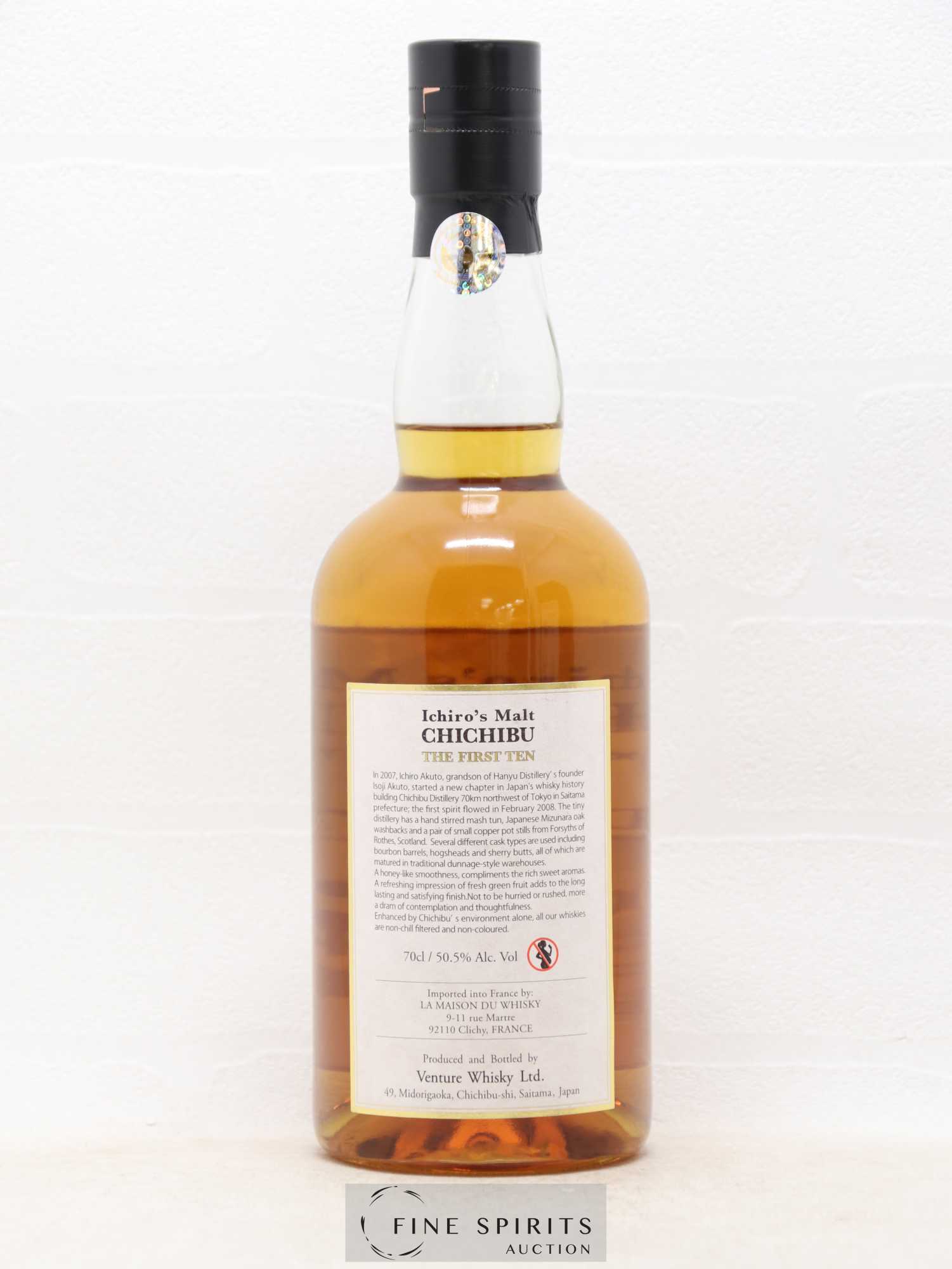 Chichibu 10 years Of. The First Ten One of 5000 - bottled 2020 Ichiro's Malt - Lot of 1 bottle - 2