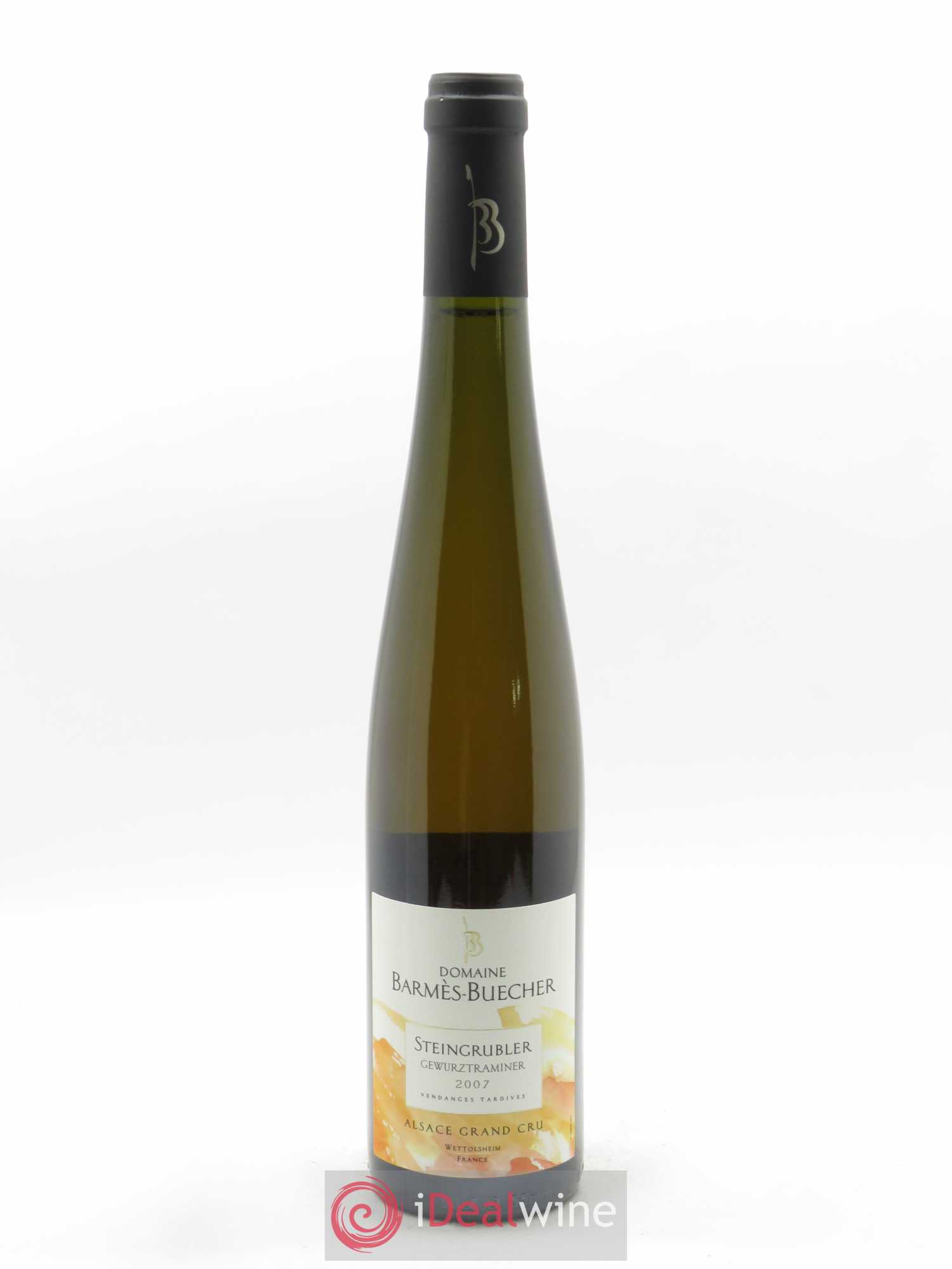 Alsace Gewurztraminer Grand Cru Steingrubler Vendanges tardives Barmes-Buecher (50cl) 2007 - Lot of 1 bottle - 0