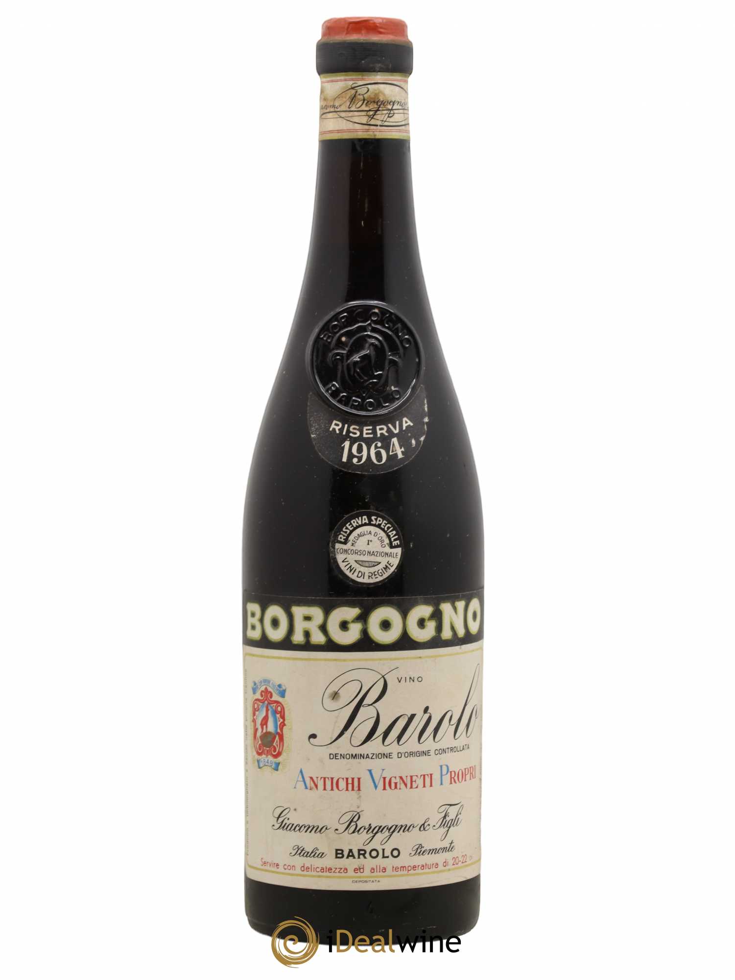 Barolo DOCG Riserva Giacomo Borgogno 1964 - Lot de 1 bouteille - 0