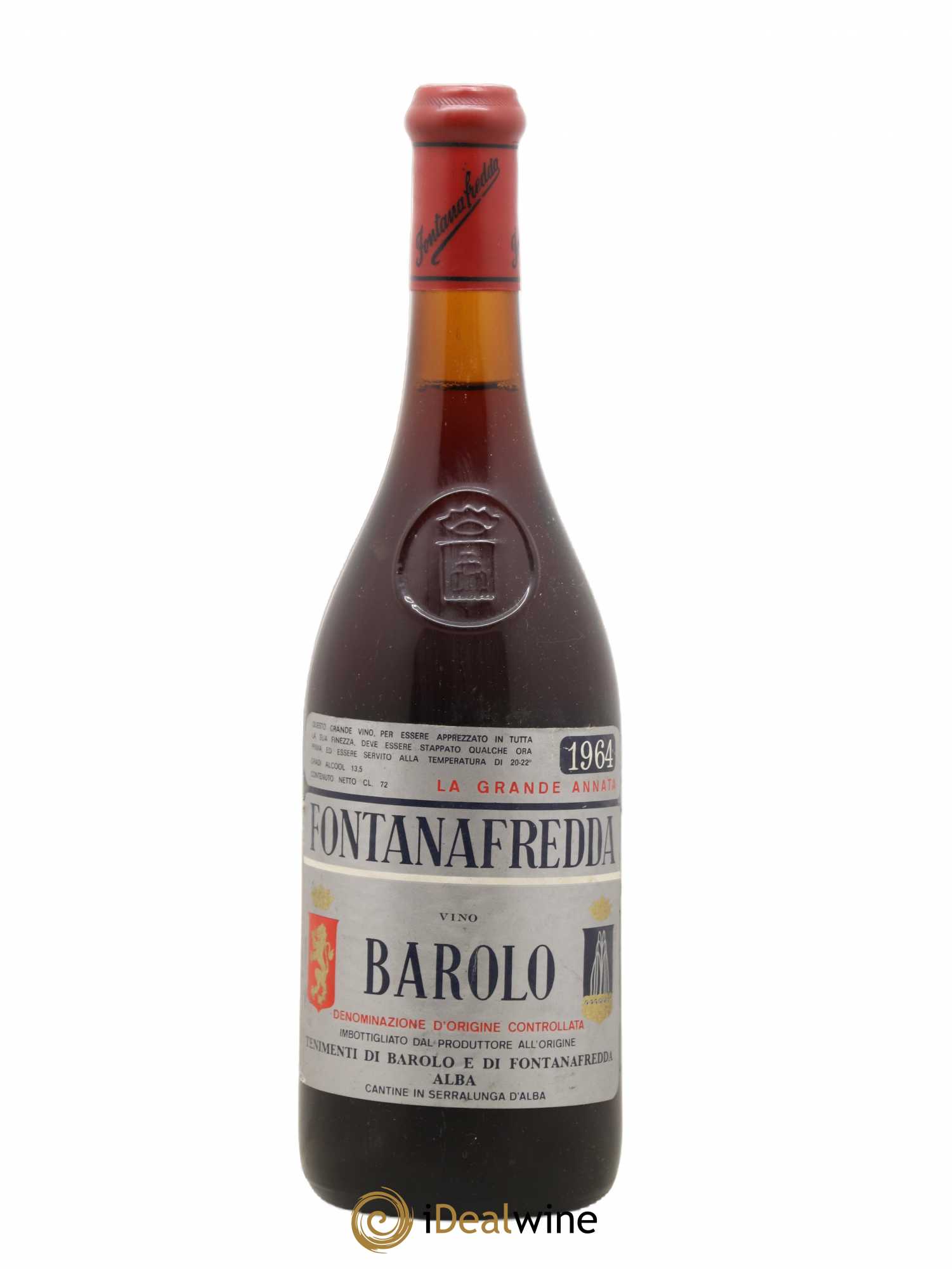 Barolo DOCG Fontana Fredda 1964 - Lot de 1 bouteille - 0