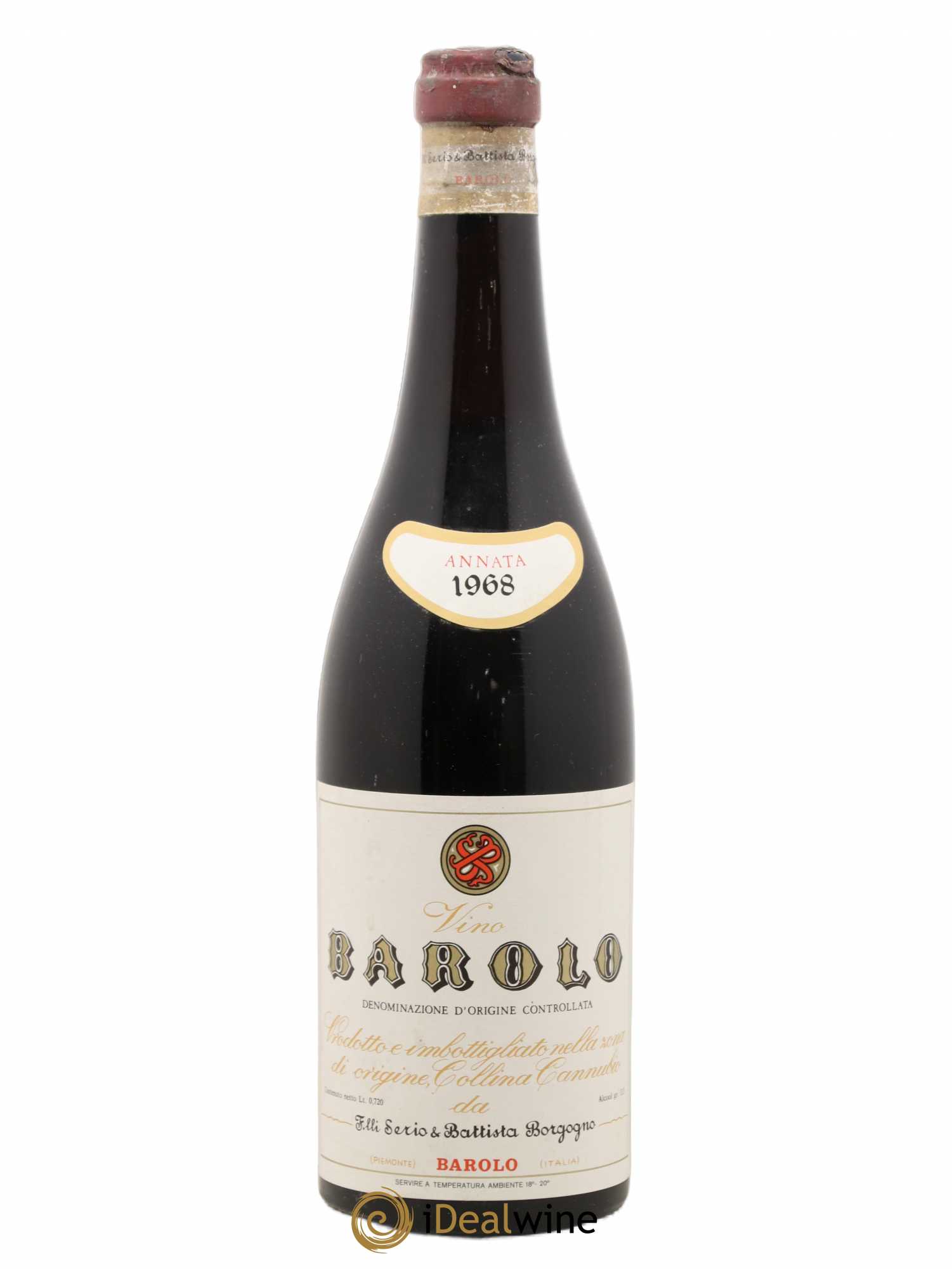 Barolo DOCG Serio et Battista Borgogno 1968 - Lot of 1 bottle - 0